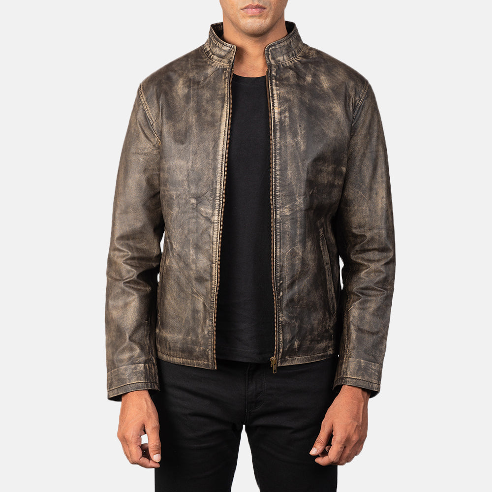 Brown Vintage Leather Jackets For Men - The Jacket Maker