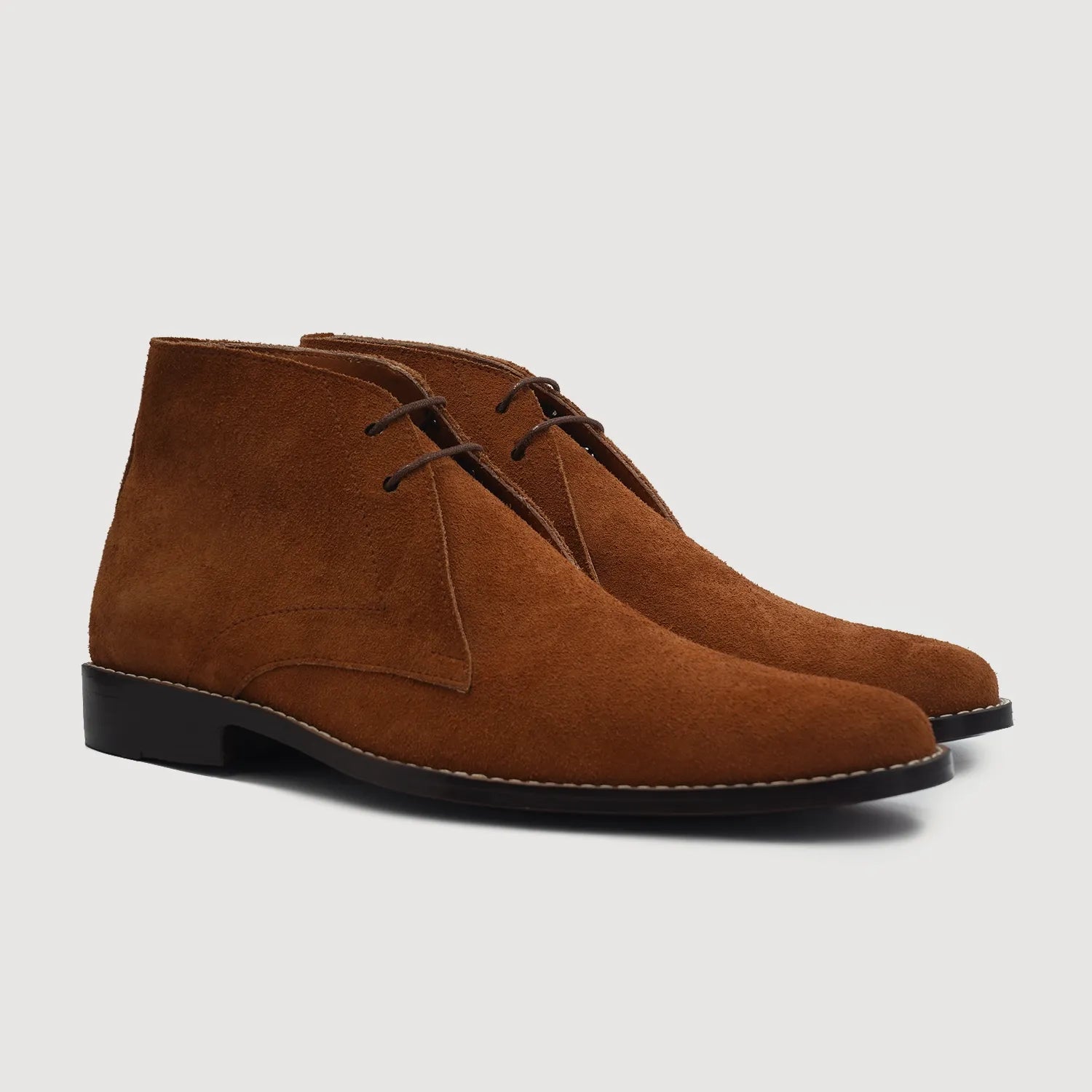 Corry Chukka Brown Suede Leather Boots – The Jacket Maker
