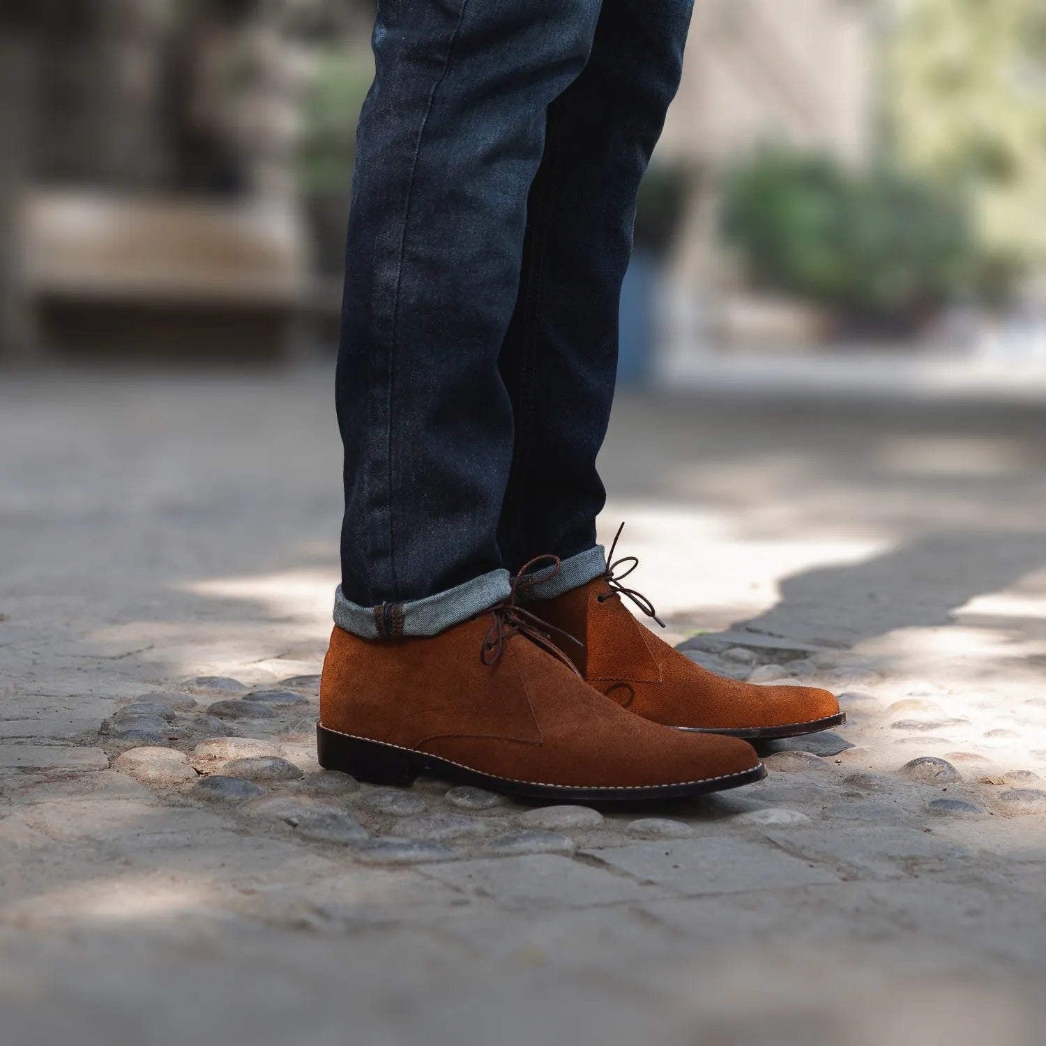 Corry Chukka Brown Suede Leather Boots For Men - The Jacket  display picture 2