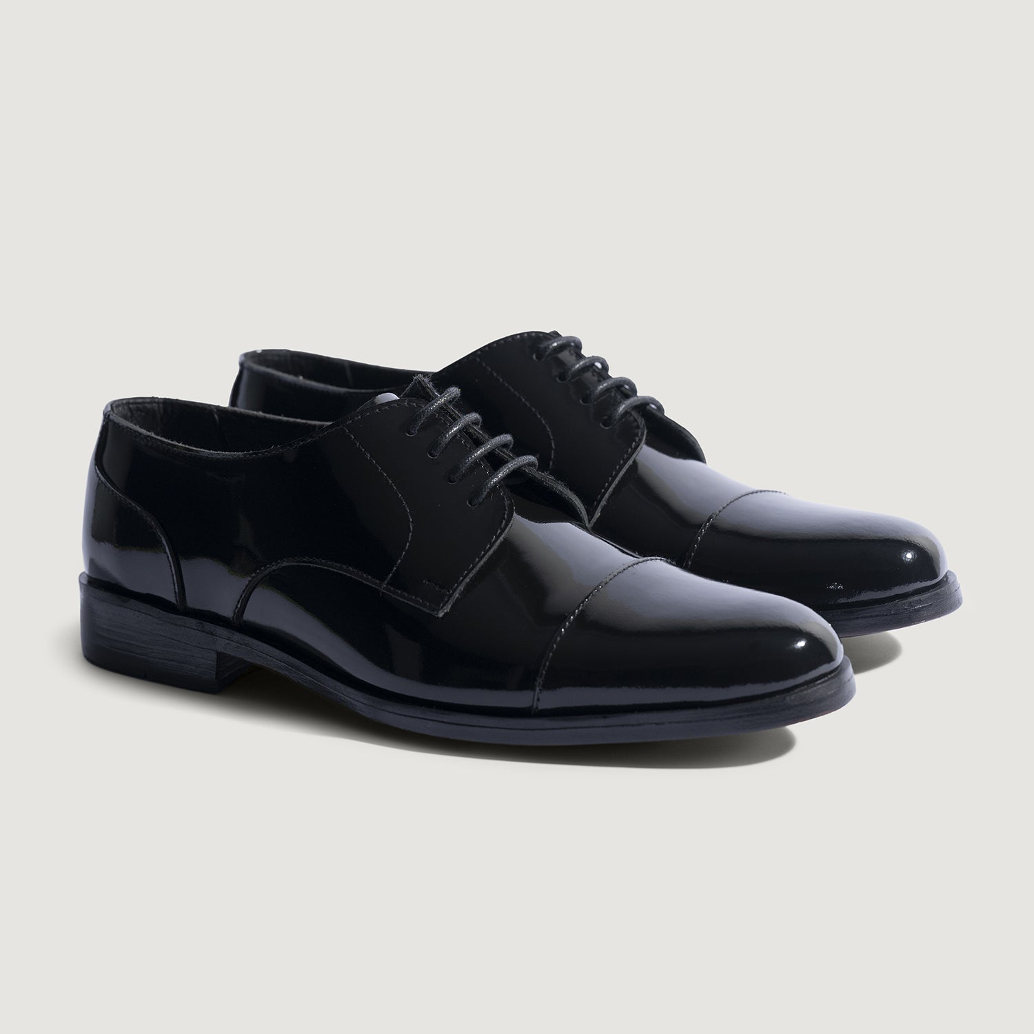 Attorney Derby Black Patent Leather Shoes – The Jacket Maker