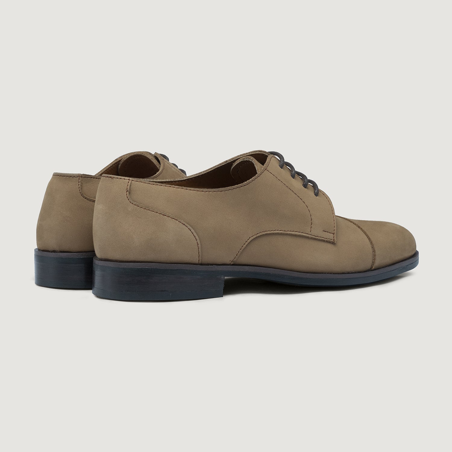 Attorney Derby Brown Nubuck Leather Shoes StudGuard For Men 