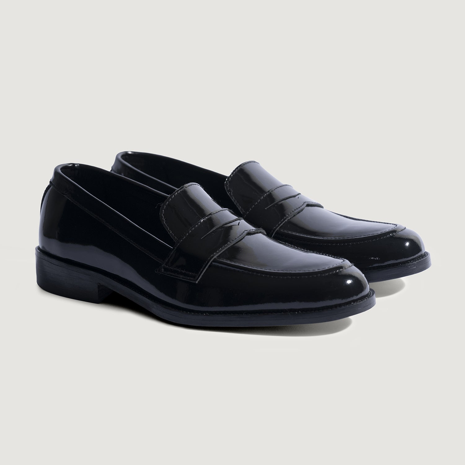 Baxton Black Patent Leather Loafers The Jacket Maker Baxton Black Patent Leather Loafers The Jacket Maker