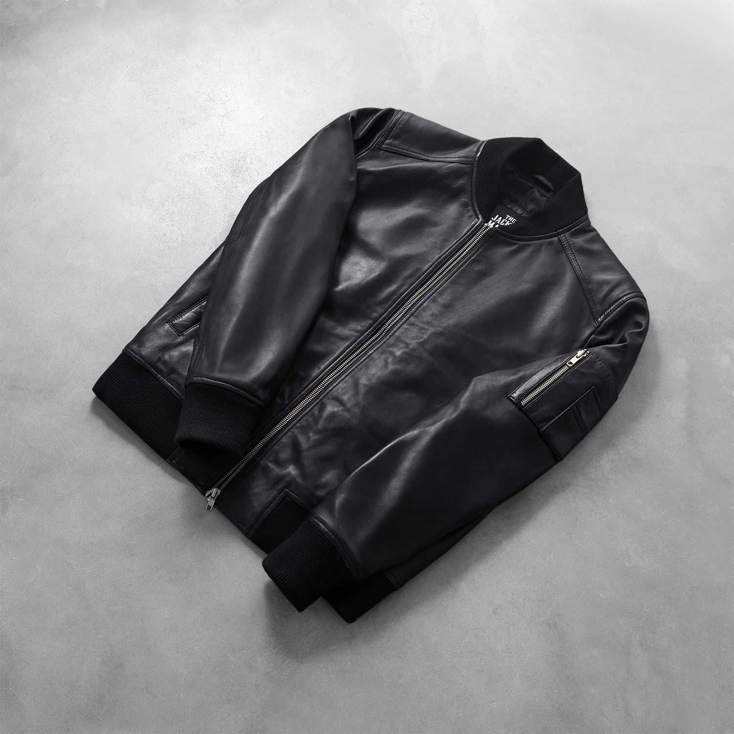Men's Bomia Ma-1 Black Leather Bomber Jacket – The Jacket Maker Men's Bomia Ma-1 Black Leather Bomber Jacket – The Jacket Maker