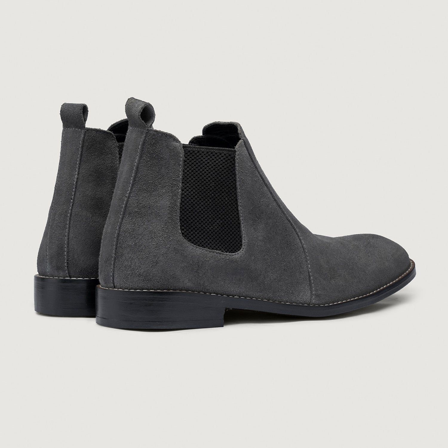 Clarkson Chelsea Grey Suede Leather Boots StudGuard For Men  display picture 1