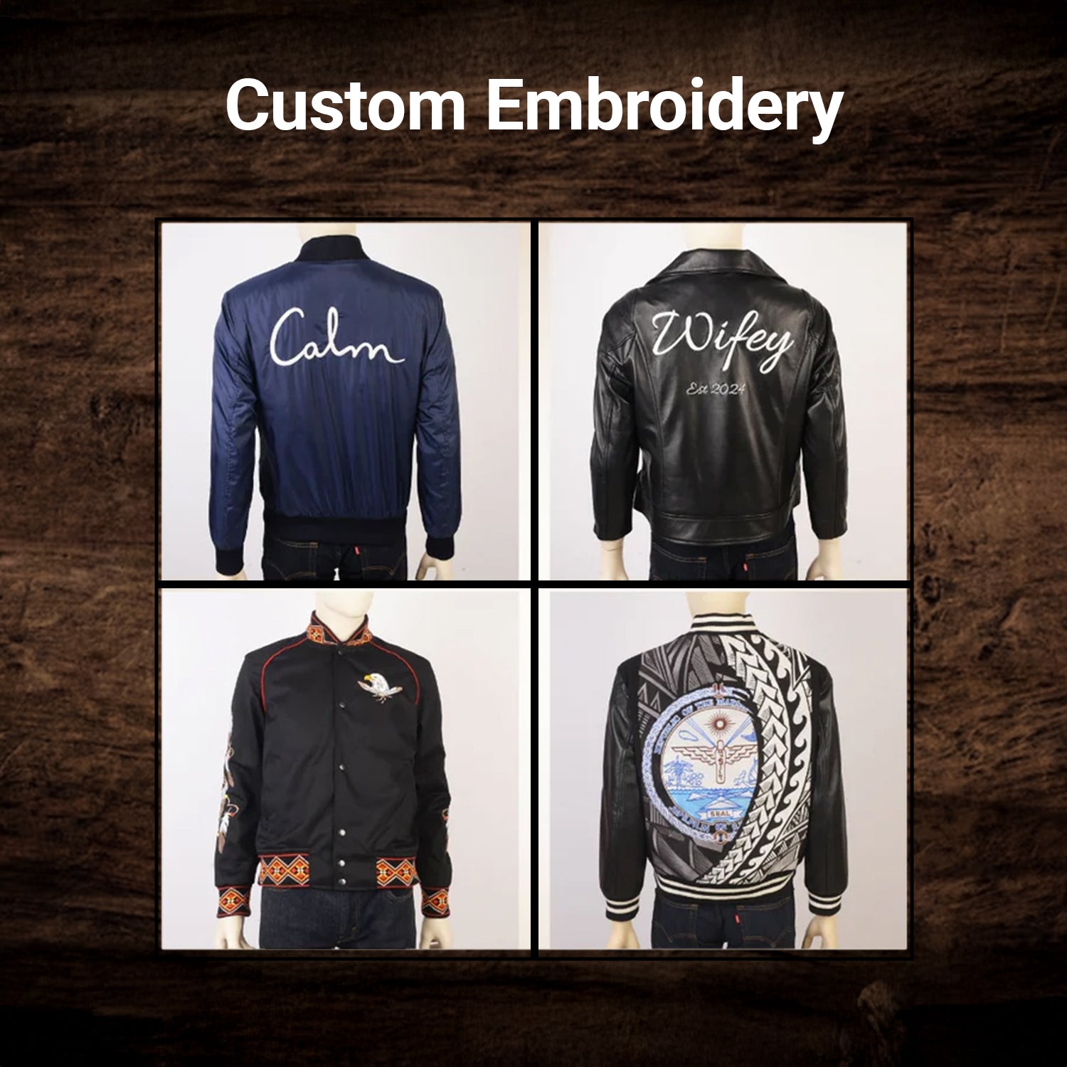 Custom Jacket Photo Frame Design Your Custom Leather Jacket | Free Shipping & Alteration – The ...