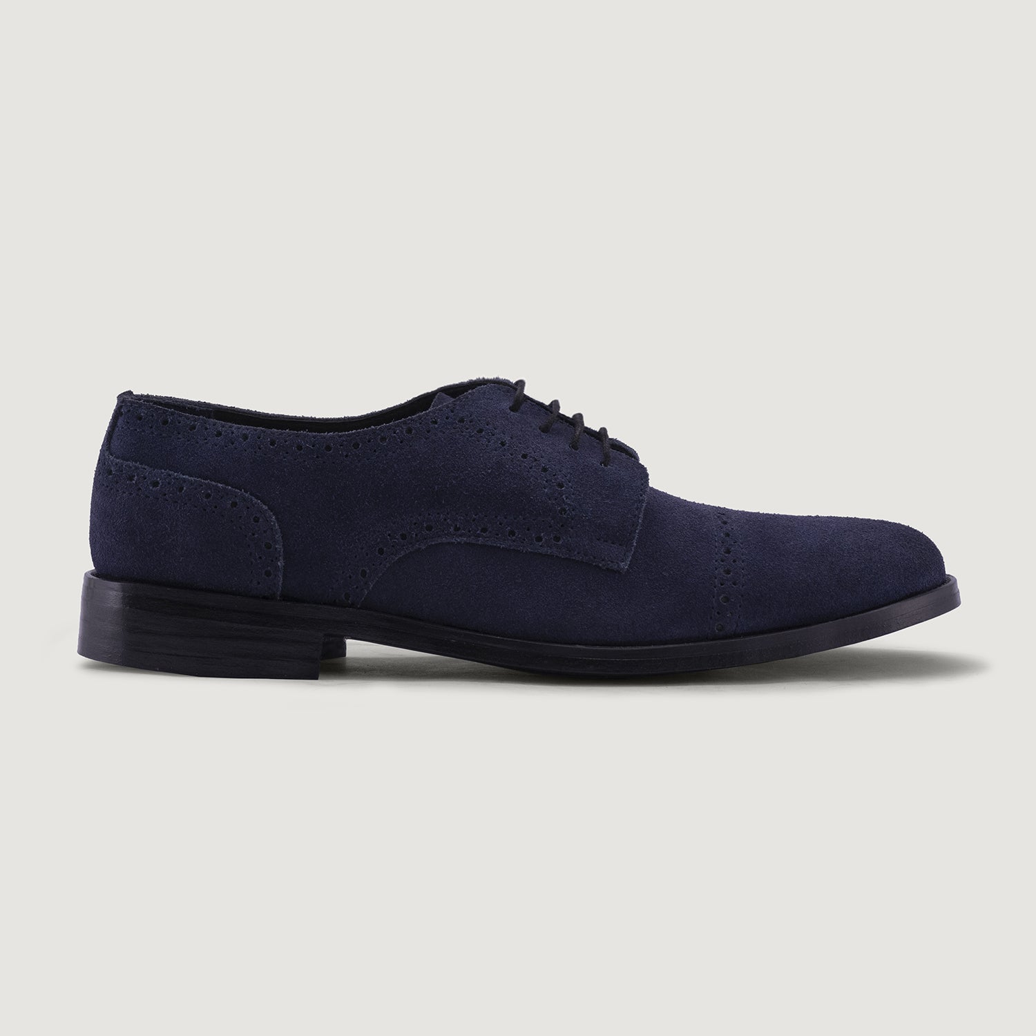 Men\'s Primark Blue Suede Oxford men Dress Shoes Lace-Up Oxford Blue – C&E Fashions main image 2