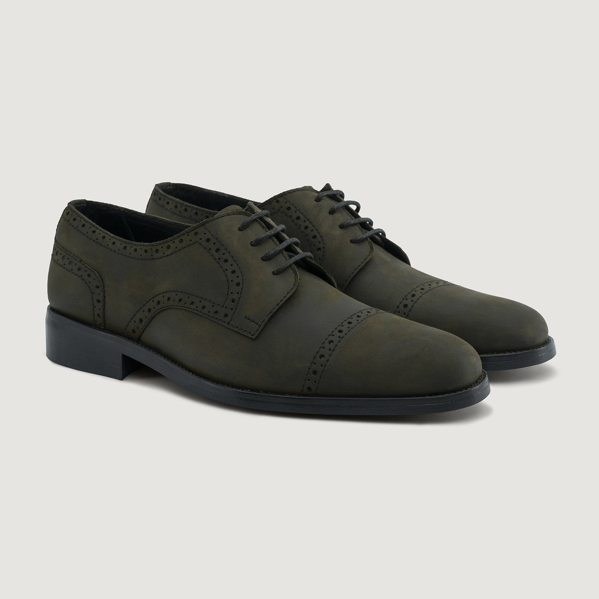 Dirk_Brogues_Derby_Olive_Oil_P  display picture 1