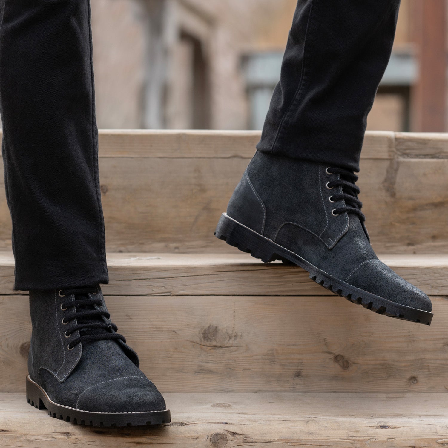grey suede dress boots Knight Derby Grey Suede Leather Boots – TerraGrip – The Jacket Maker