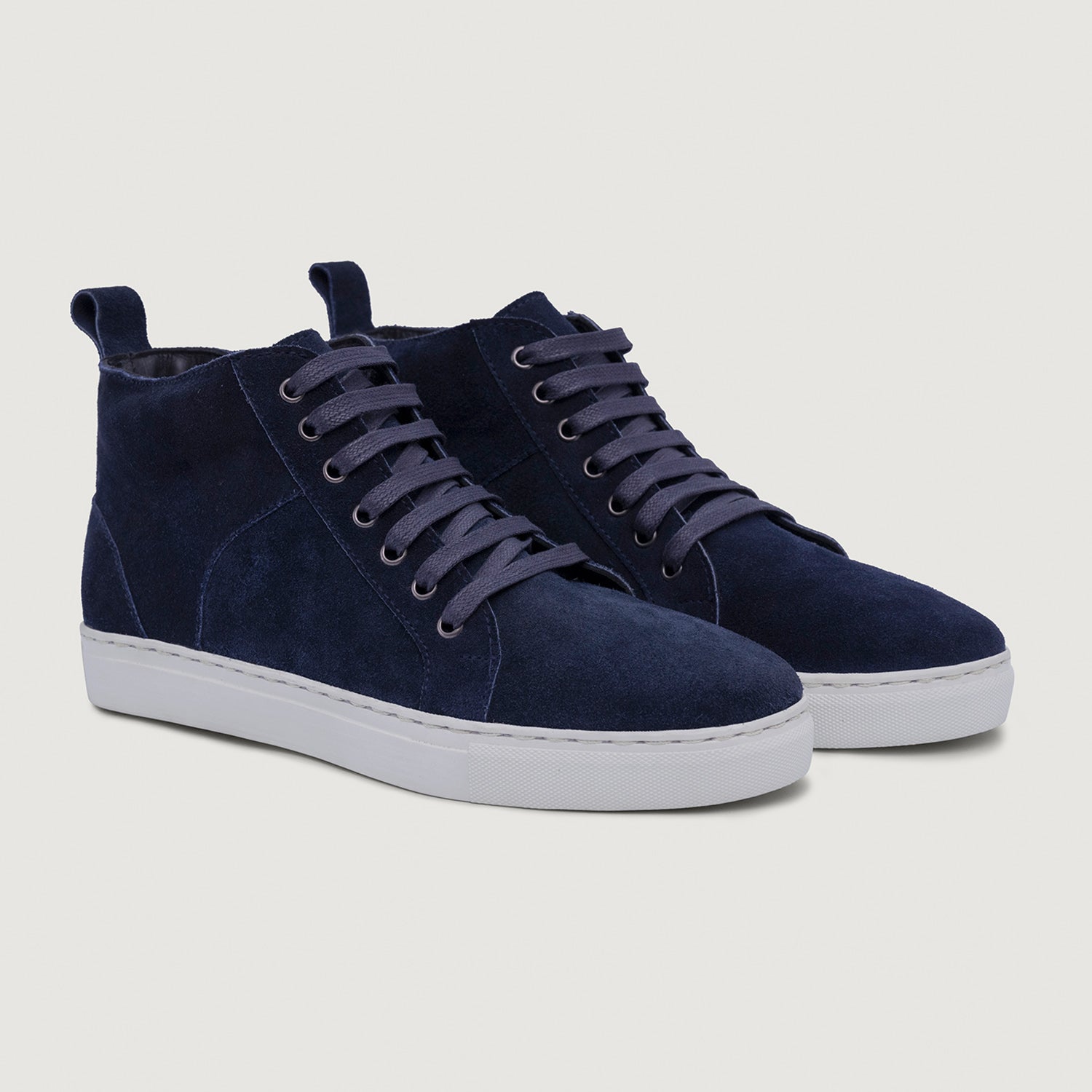 TCG Porter High Top Sneakers Men’s Gray Blue Leather Suede Casual Shoes
B54 Marty High Top Grey Suede Leather Sneakers For Men – The  main image 4