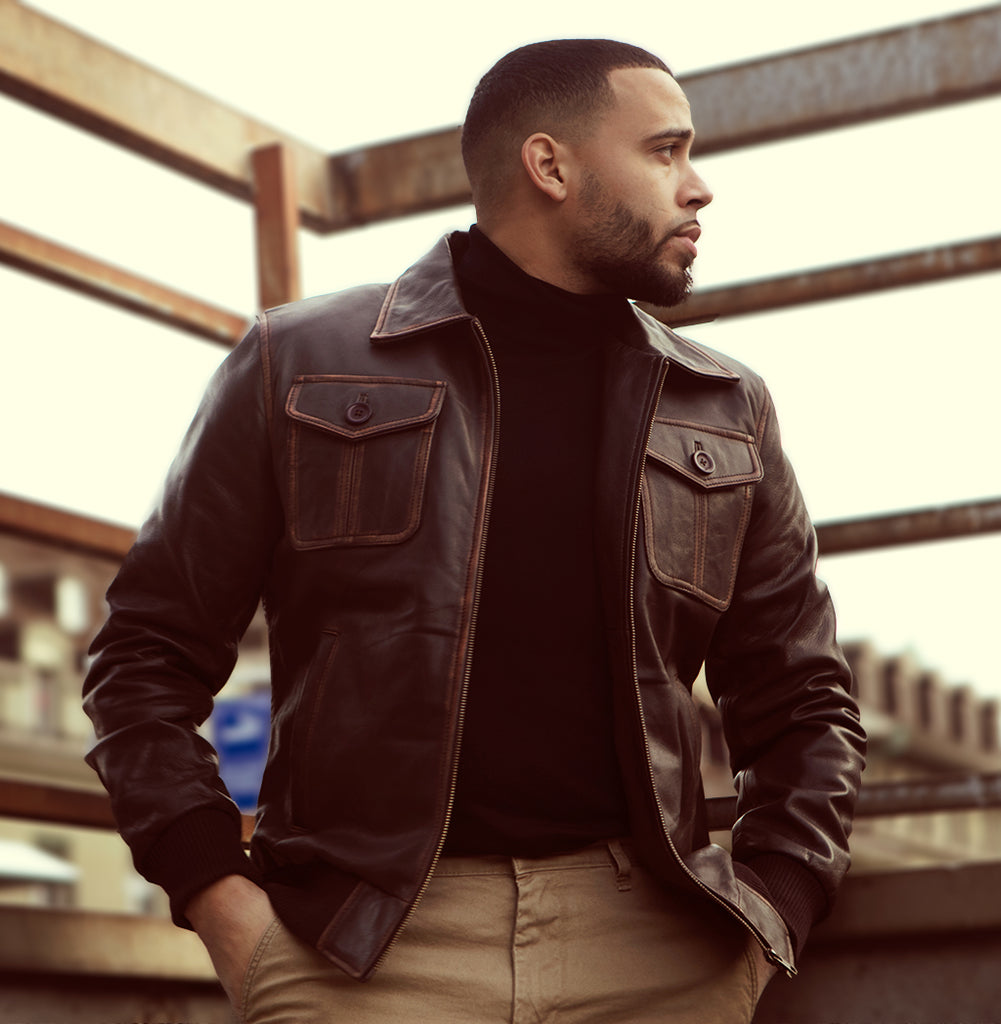 Leather Jackets Mens Urban Online Clothing Stores Stetson Leather