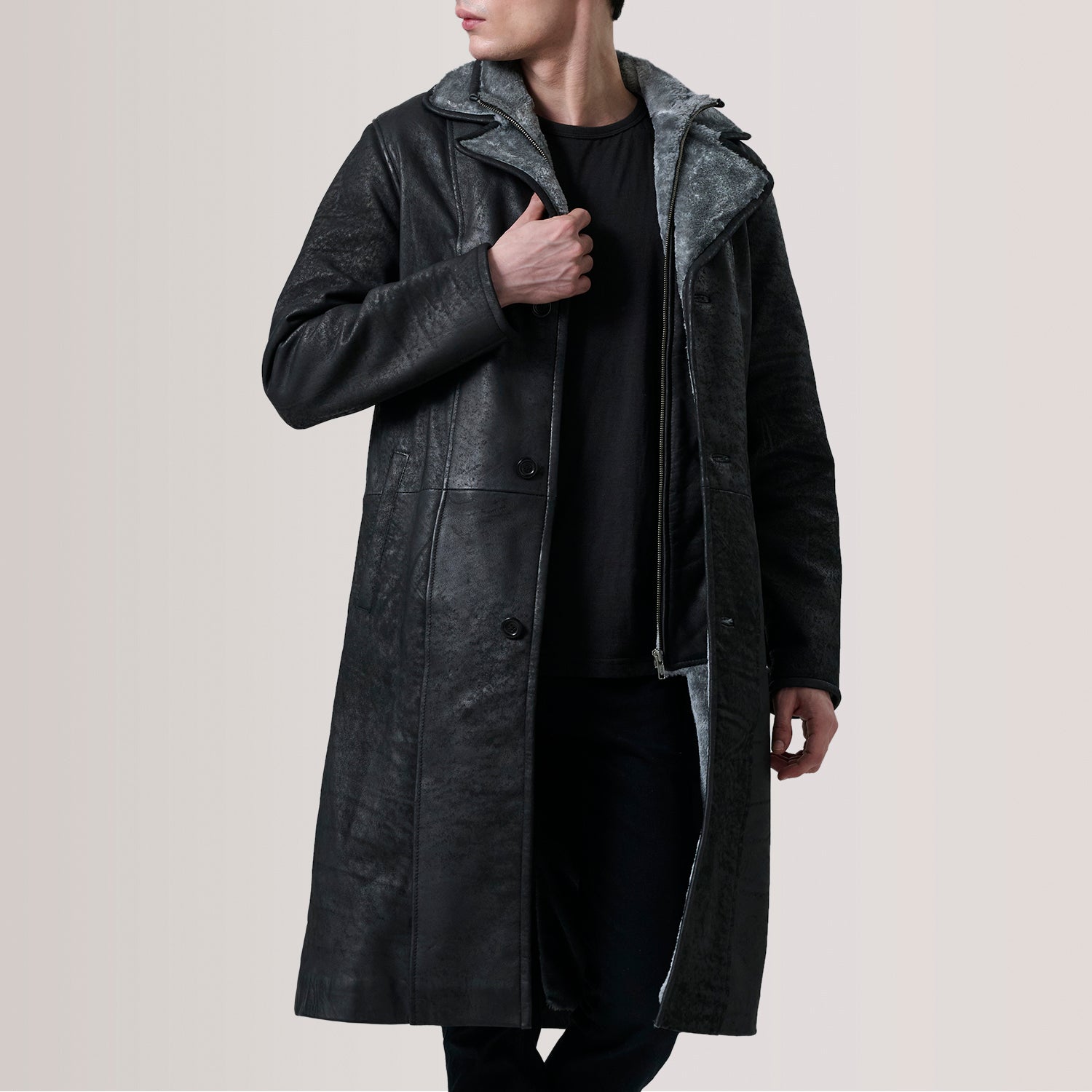 knee length dresses for ladies Brown Leather Jacket for Men (Driggs Jacket)
