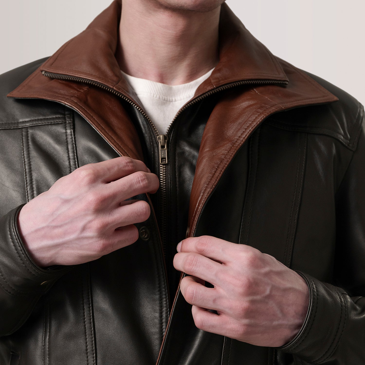 Klen Brown Classic Jacket For Men -The Jacket Maker United States