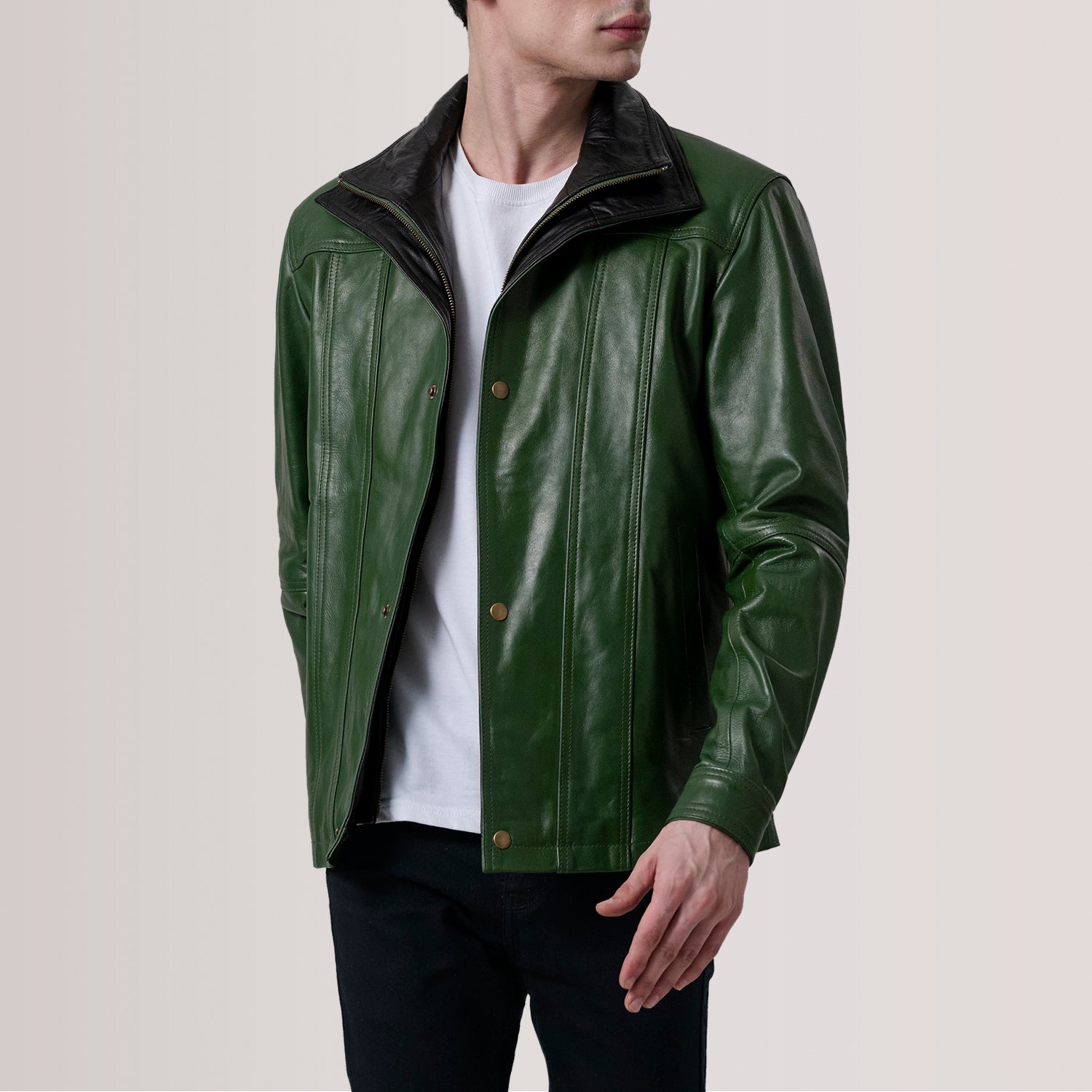 Klen Green Classic Jacket For Men -The Jacket Maker United States