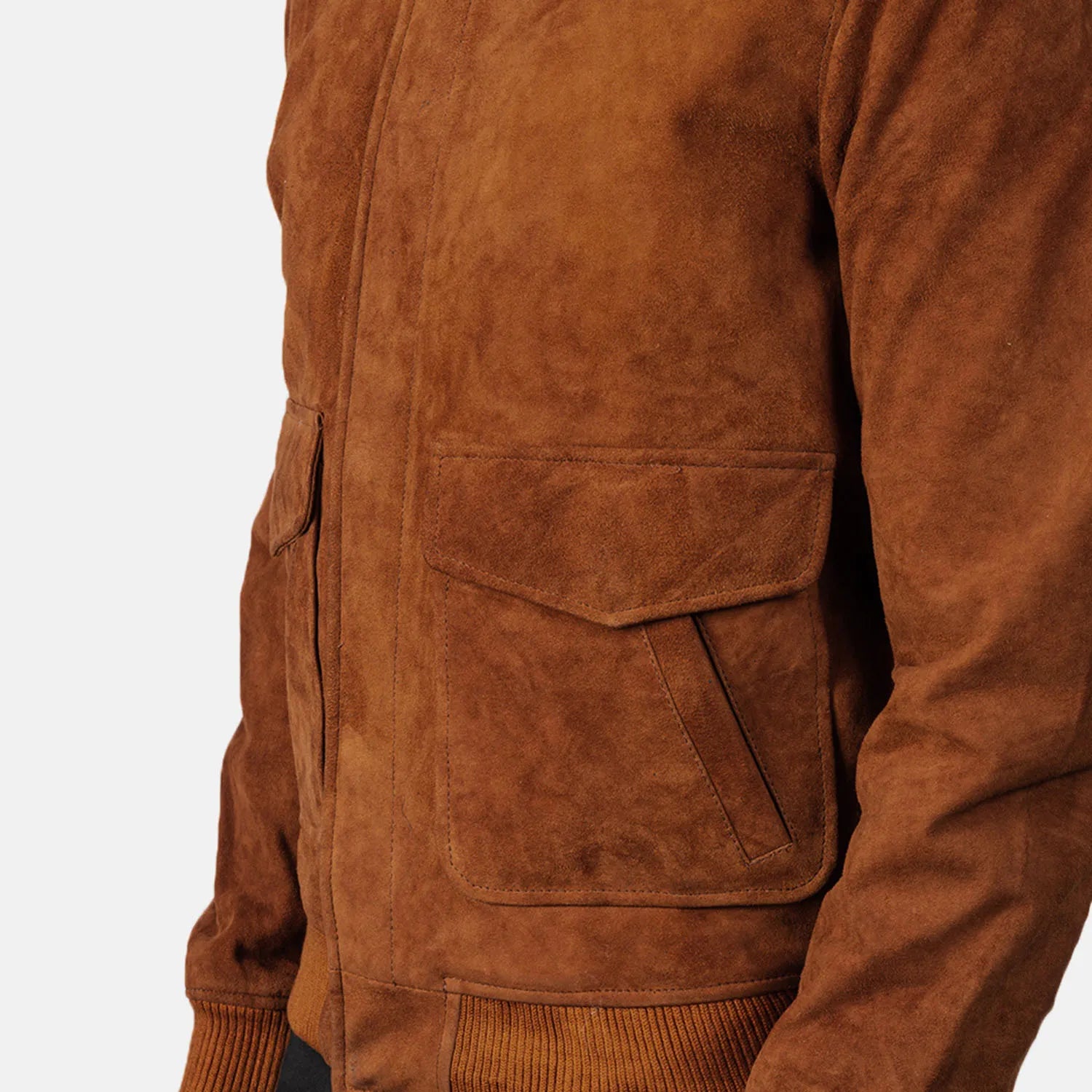 Men's Coffmen Brown Suede A2 Bomber Jacket – The Jacket Maker Men's Coffmen Brown Suede A2 Bomber Jacket – The Jacket Maker