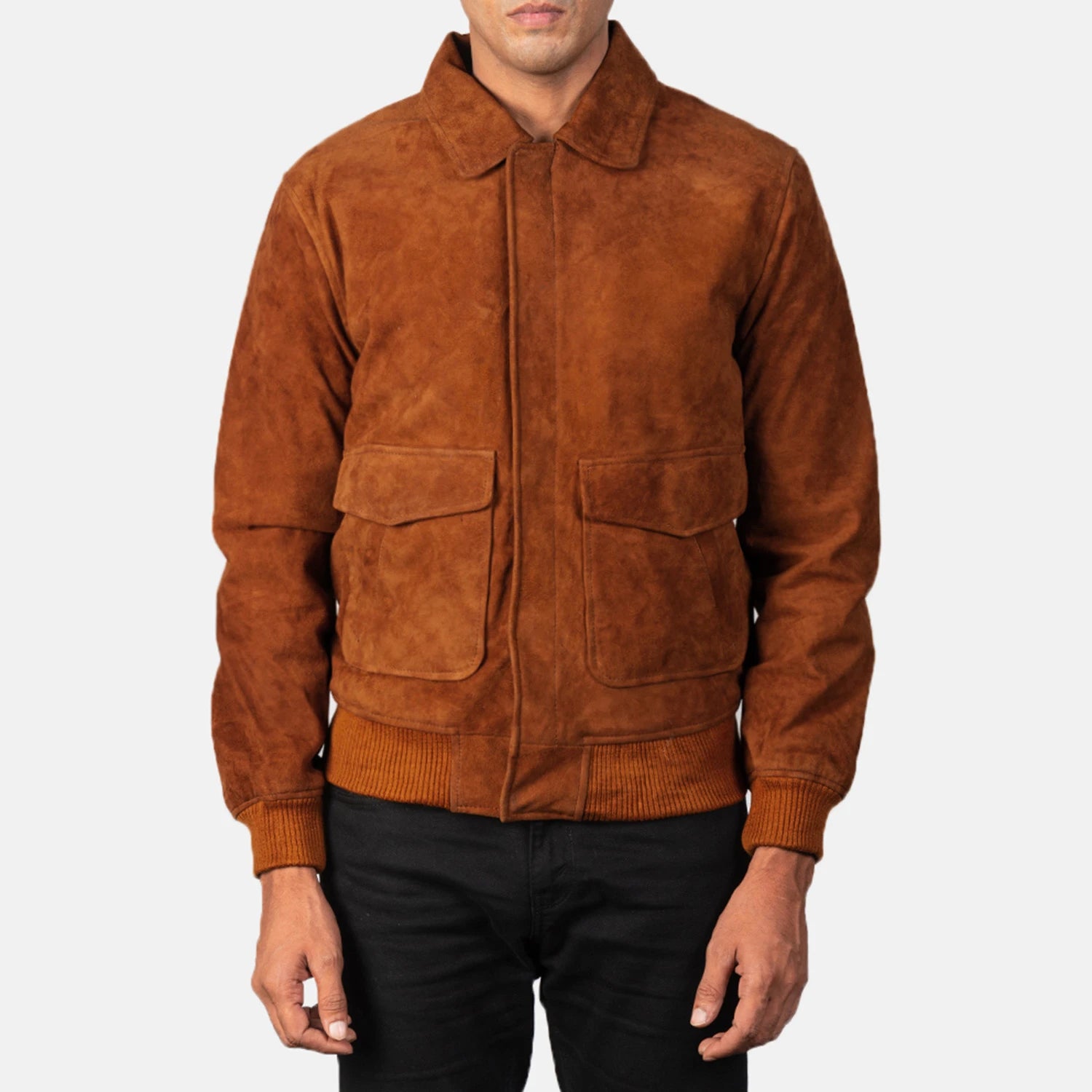 Men's Coffmen Brown Suede A2 Bomber Jacket – The Jacket Maker Men's Coffmen Brown Suede A2 Bomber Jacket – The Jacket Maker