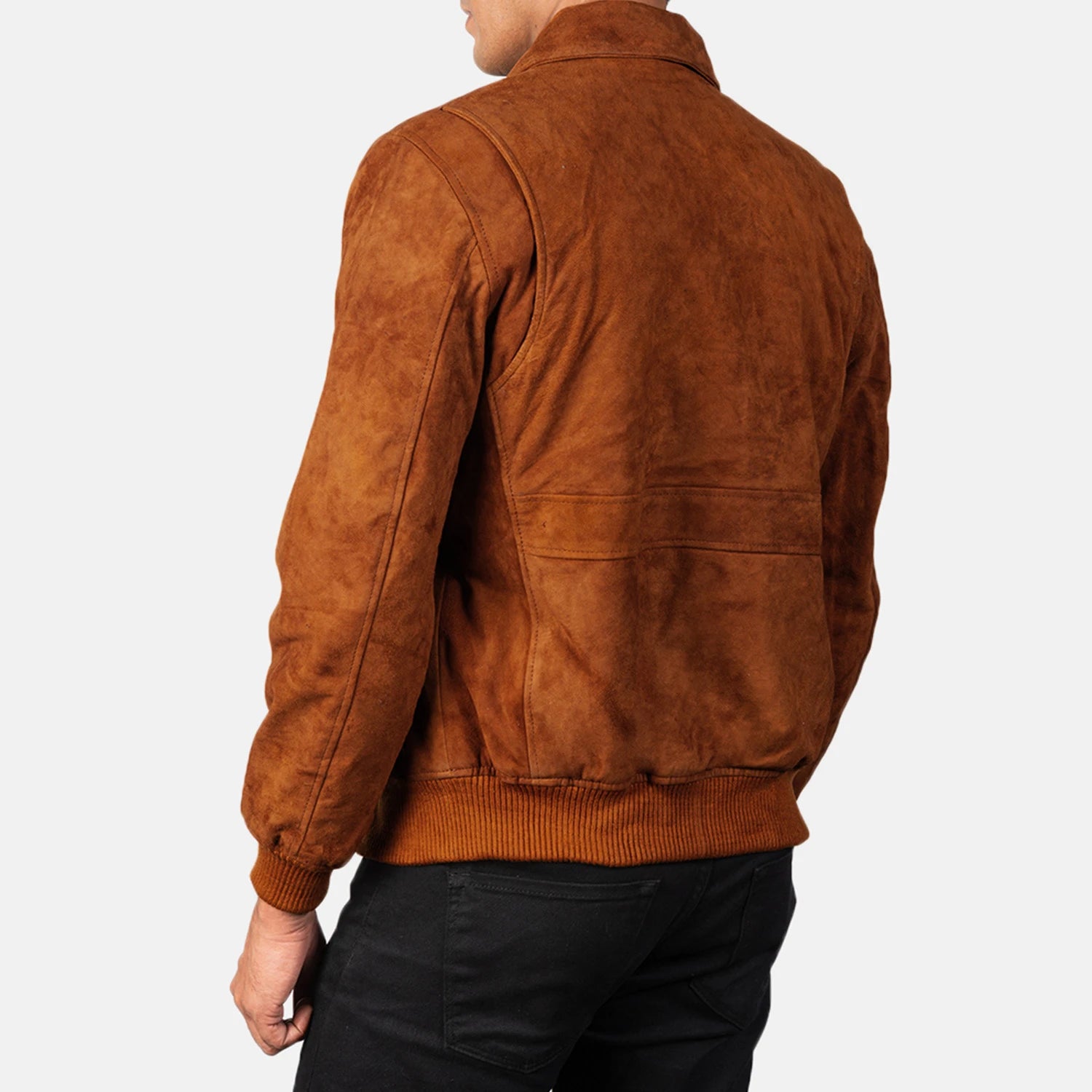 Men's Coffmen Brown Suede A2 Bomber Jacket – The Jacket Maker
