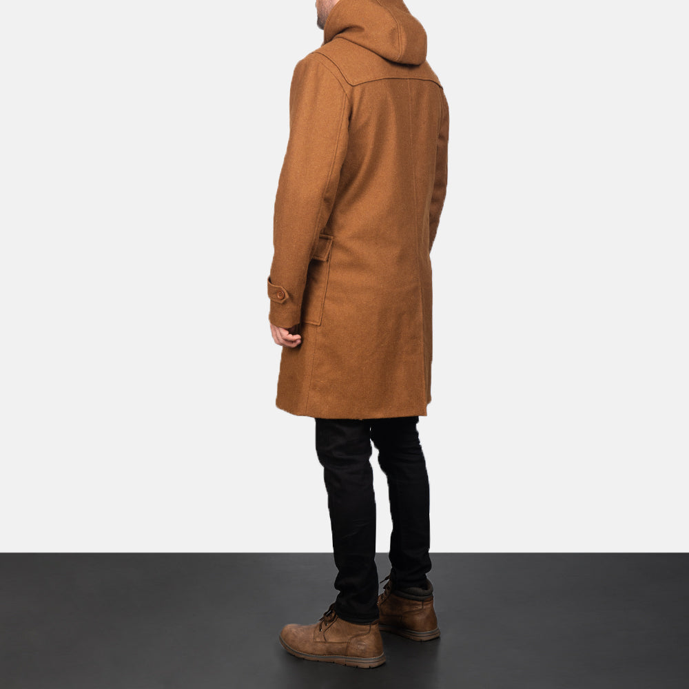 Men's Drake Khaki Wool Duffle Coat – The Jacket Maker