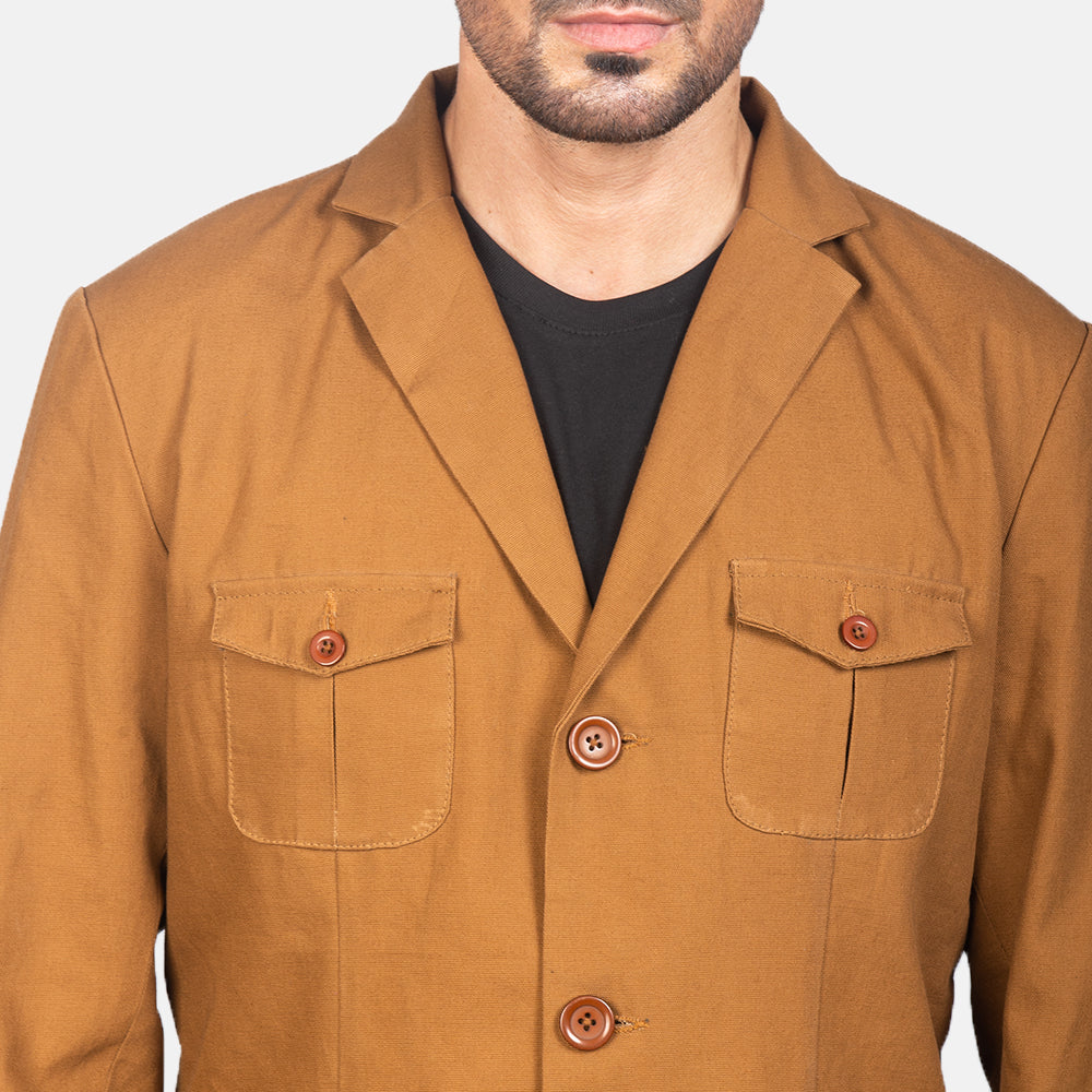 Men's Kajetan Khaki Safari Jacket – The Jacket Maker