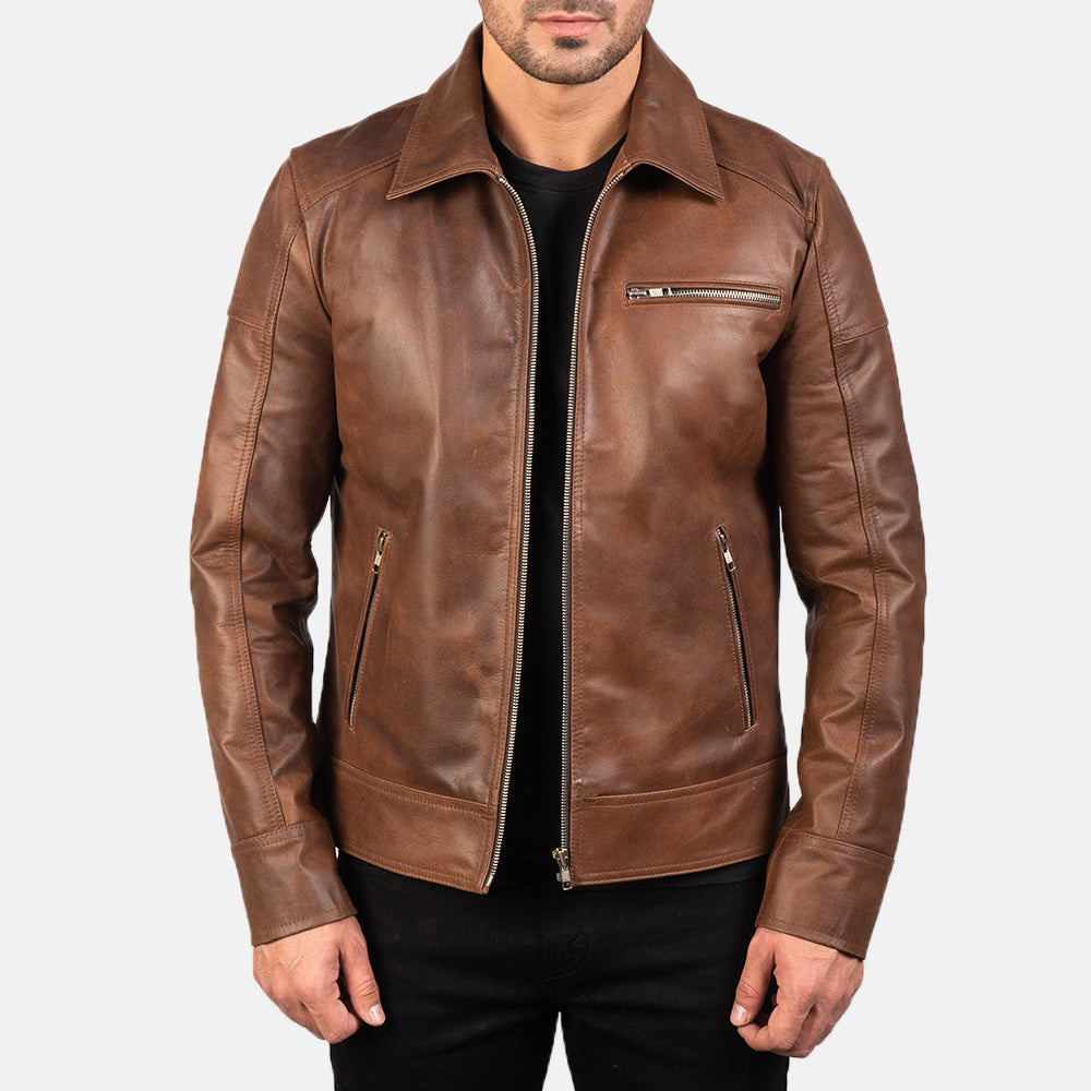 Men's Brown Leather Jackets - Leather & Suede - The Jacket Maker Men's Brown Leather Jackets - Leather & Suede - The Jacket Maker