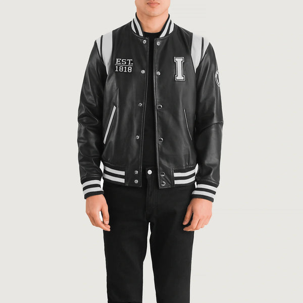 リバーサル　CONTEMPORARY MMA VARSITY JACKET　 L Coach Varsity Leather Jacket – LeatherCult