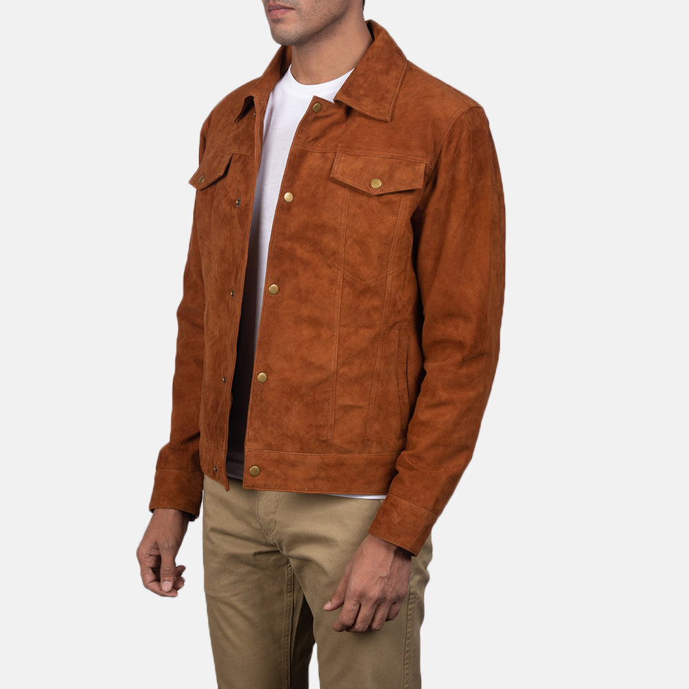 Men's Stallon Brown Suede Jacket – The Jacket Maker