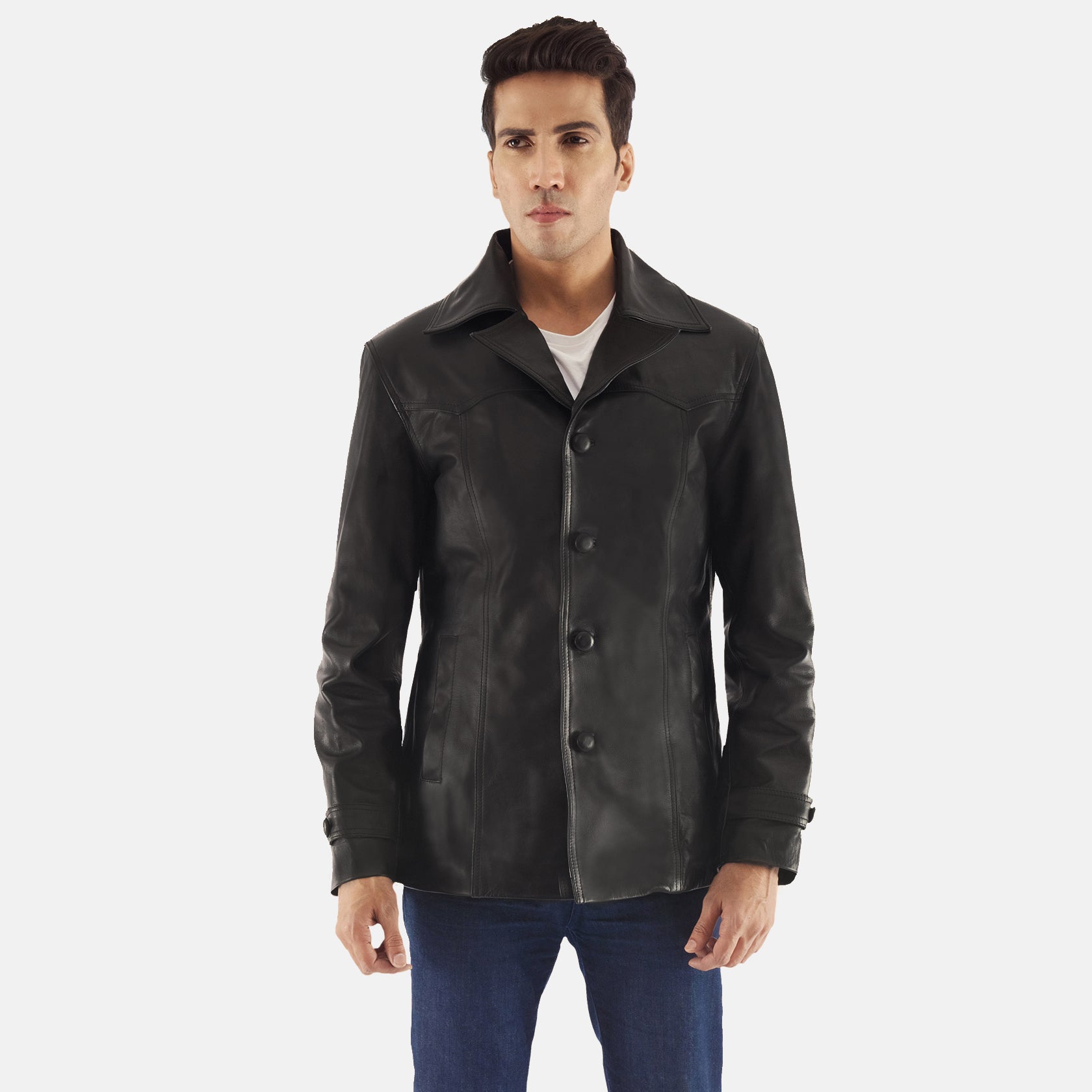 Men's Leather Coats & Trench Coats - The Jacket Maker Men's Leather Coats & Trench Coats - The Jacket Maker