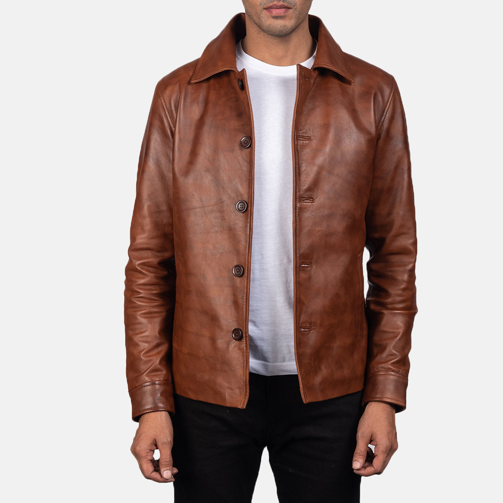 Men's Leather Shirt Jackets - 100% Real Leather – The Jacket Maker