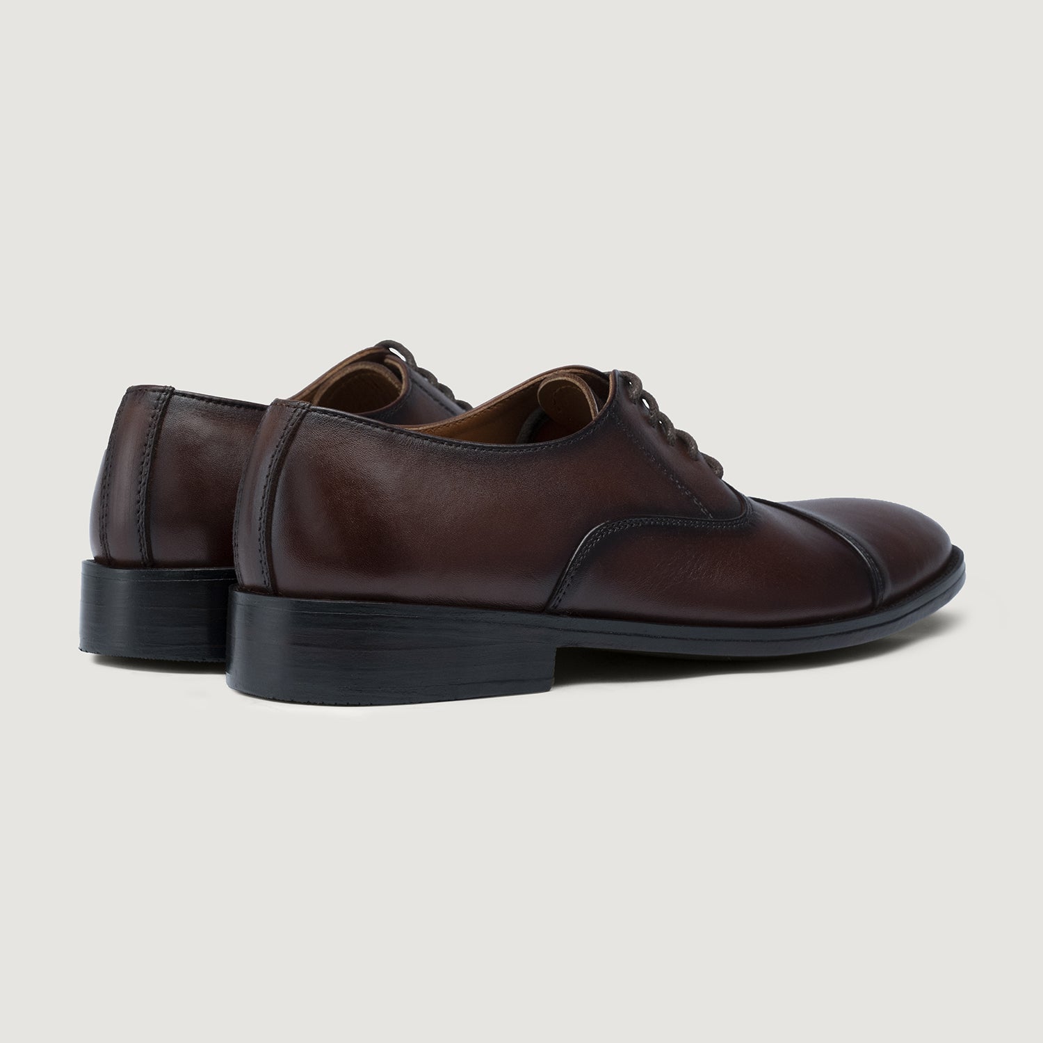 Professor Oxford Burnished Brown Leather Shoes For Men The Jacket Maker Professor Oxford Burnished Brown Leather Shoes For Men The Jacket Maker