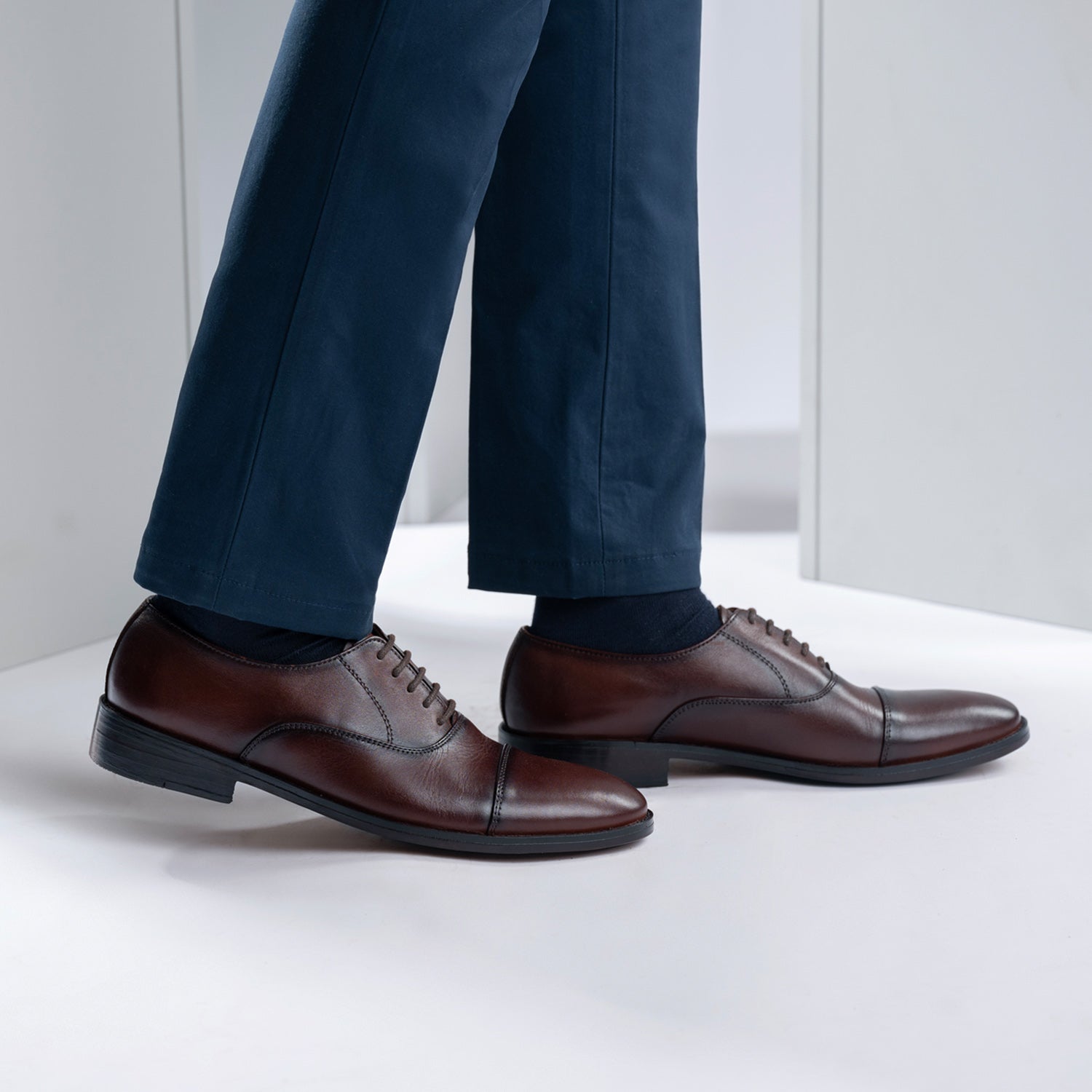 Professor Oxford Burnished Brown Leather Shoes For Men The Jacket Maker Professor Oxford Burnished Brown Leather Shoes For Men The Jacket Maker