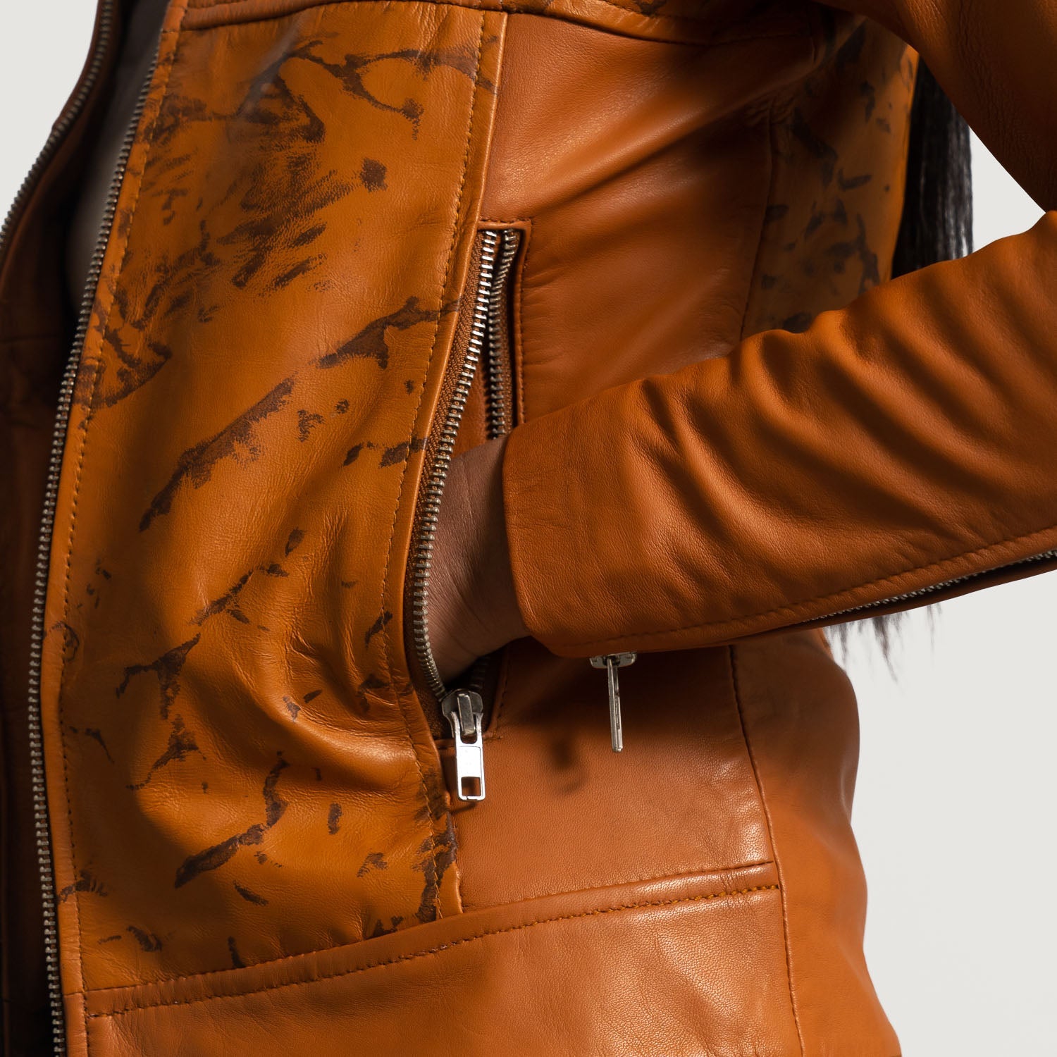 ジャケット MOORER Woman Jacket Sand DANIELLETHC U0080 Women's Waterproof Sorrel Rain Jacket