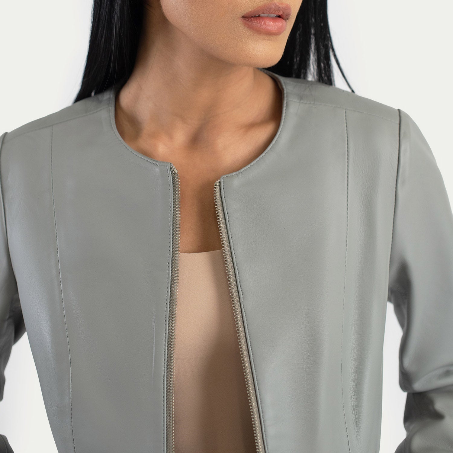 LE’RURE リルアー Melange collarless jacket Melange collarless jacketのドレス|Dorry Doll / LE'RURE
