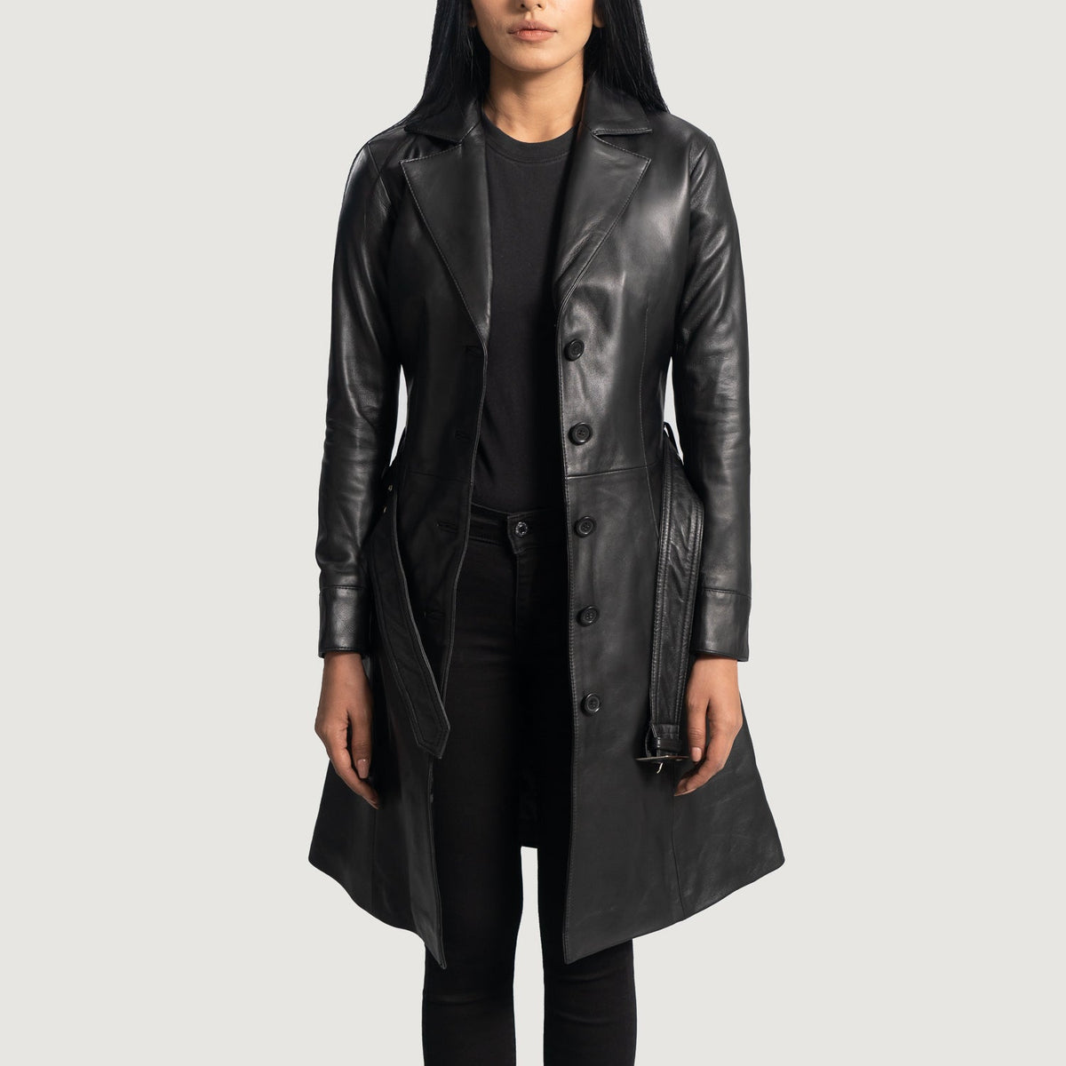 leather dress coat women 10 Ways to Style a Leather Trench Coat for Fall and Winter