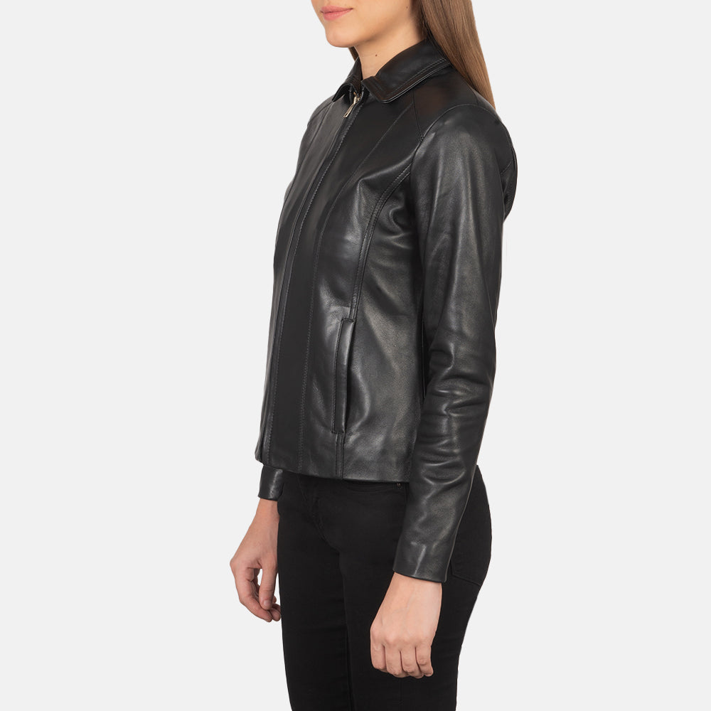 【新品】deres 17th Colette passport jacket Women Colette Black Leather Jacket – The Jacket Maker