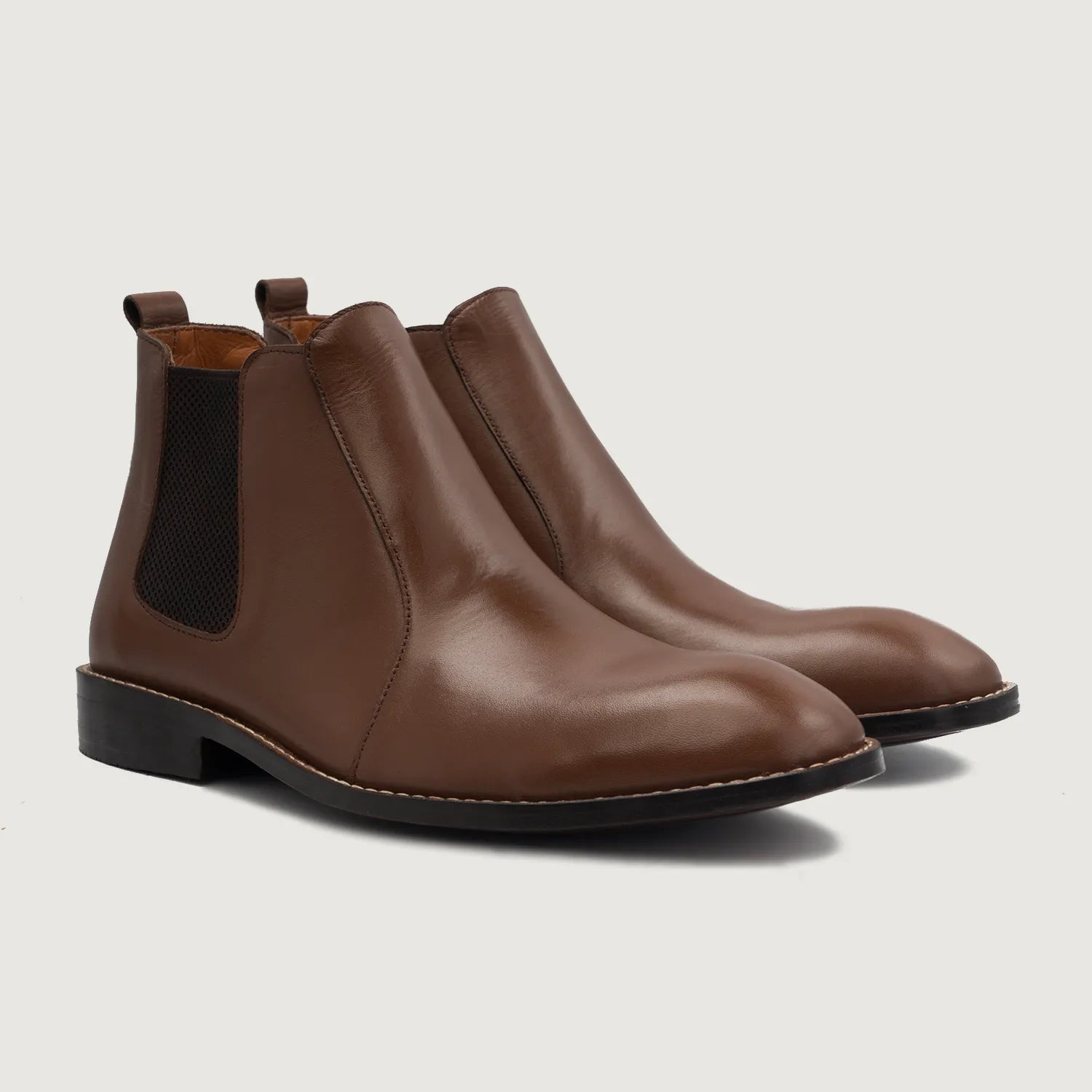Clarkson Chelsea Brown Leather Boots Clarkson Chelsea Brown Leather Boots