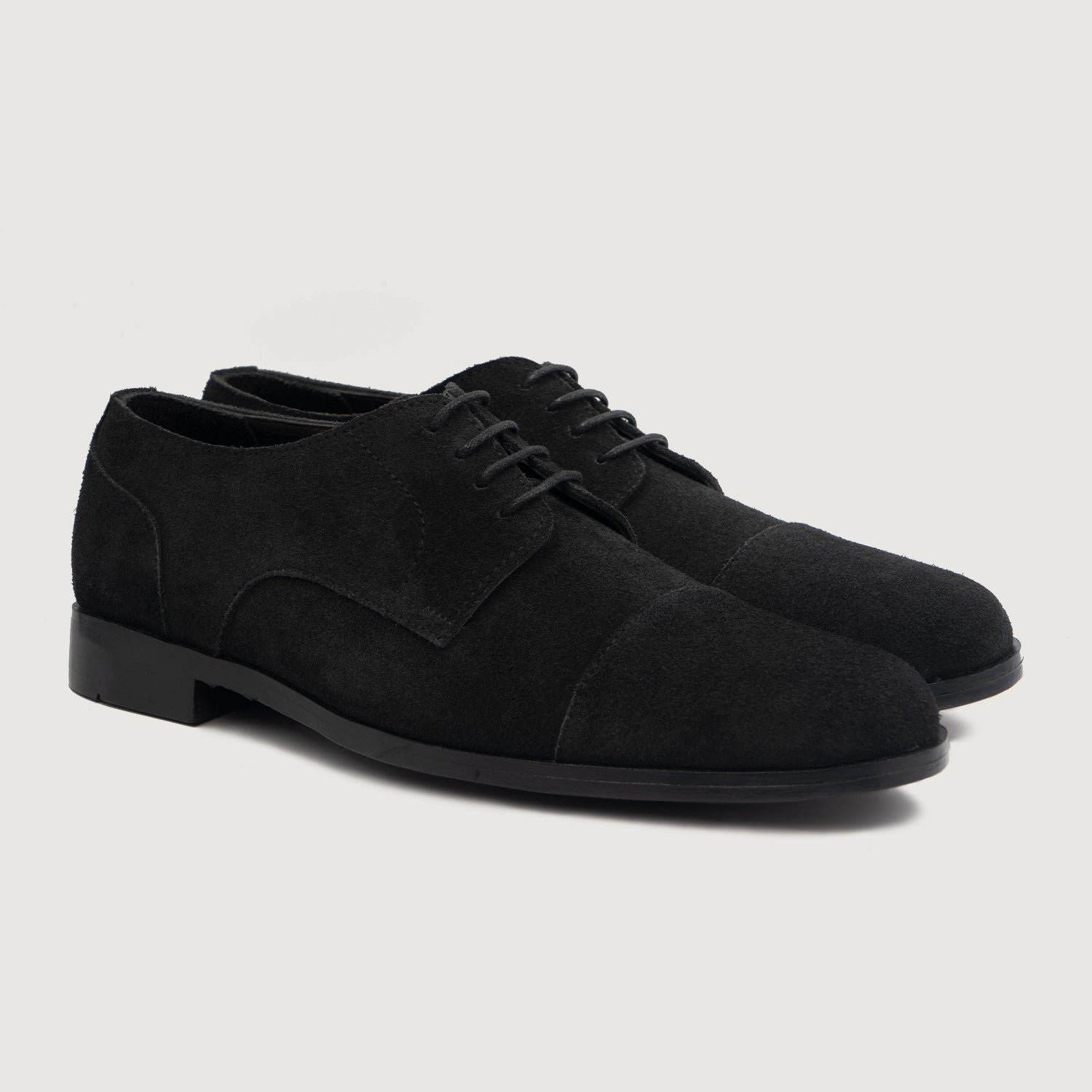 black dress shoes suede Attorney Derby Leather 2026_Bridesmaid Black High Neck Midi With precise stitching Color:Sand