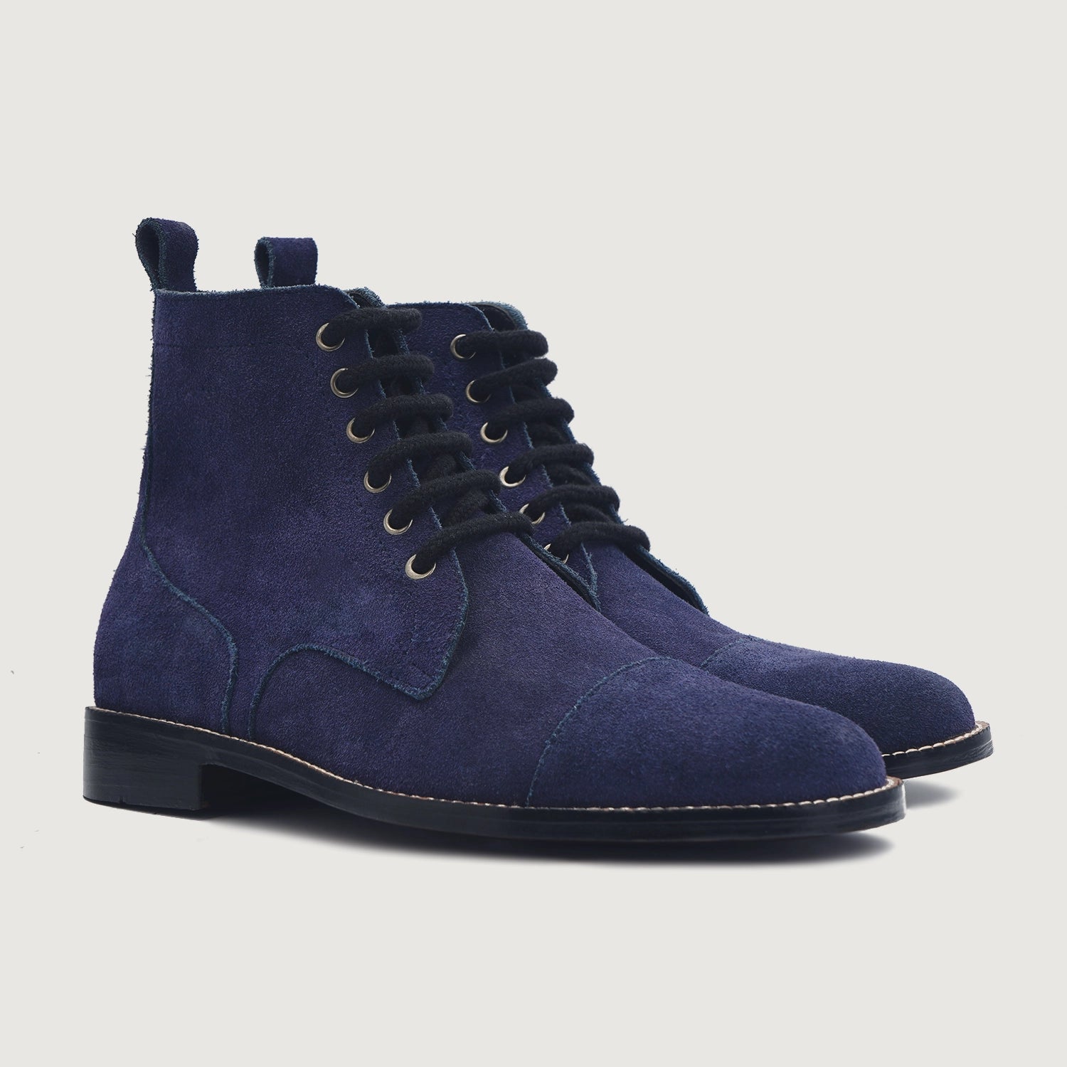 大人気 ☆ ルブタン Turela dark blue suede boots Blue Christian Louboutin Boots for Women | Lyst