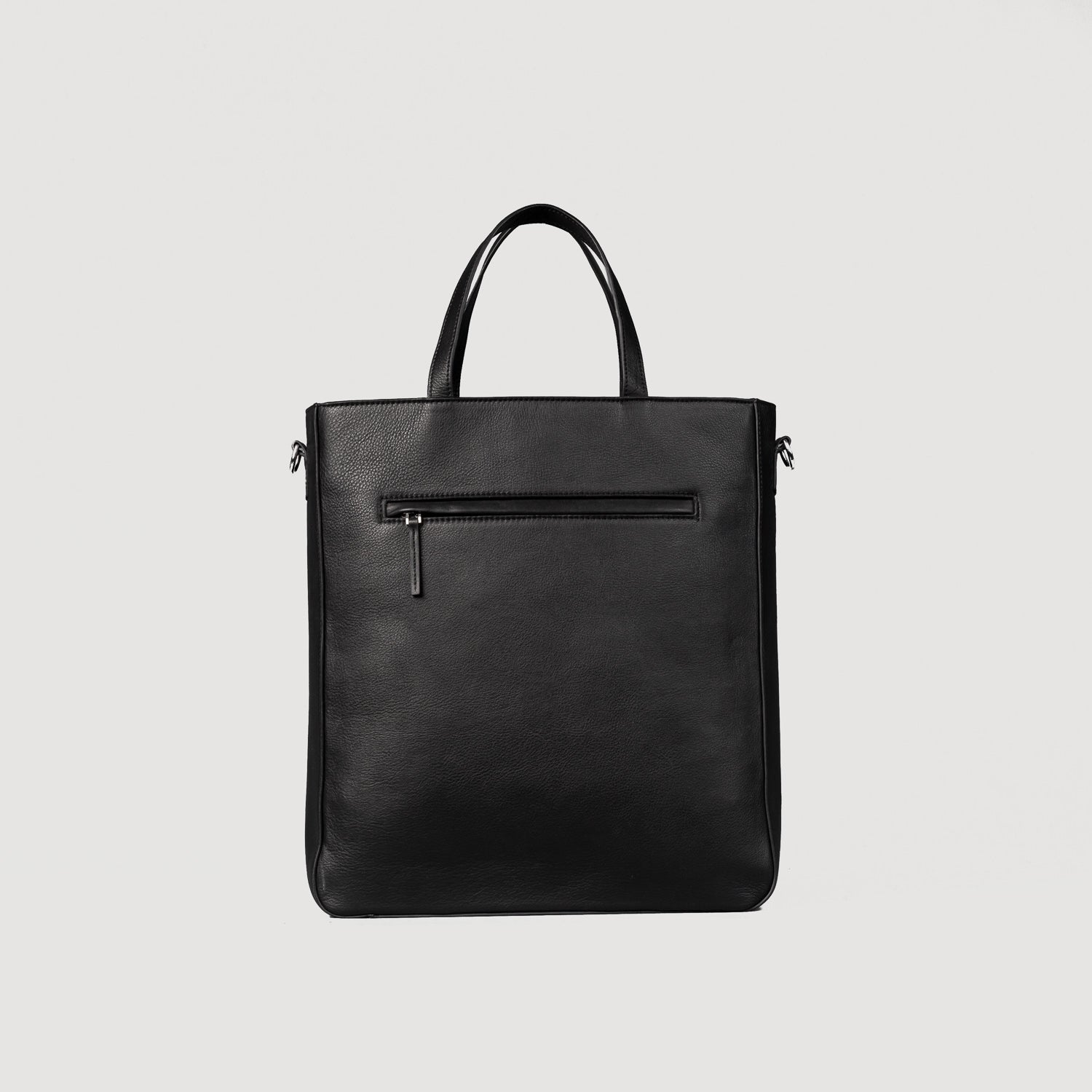 The Poet Black Leather Tote Bag – Men & Women – The Jacket Maker
