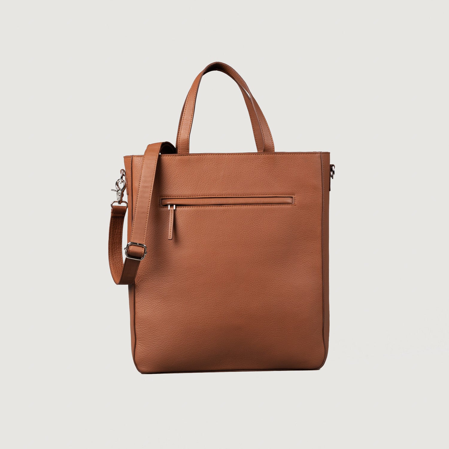 The Poet Brown Leather Tote Bag – Men & Women – The Jacket Maker
