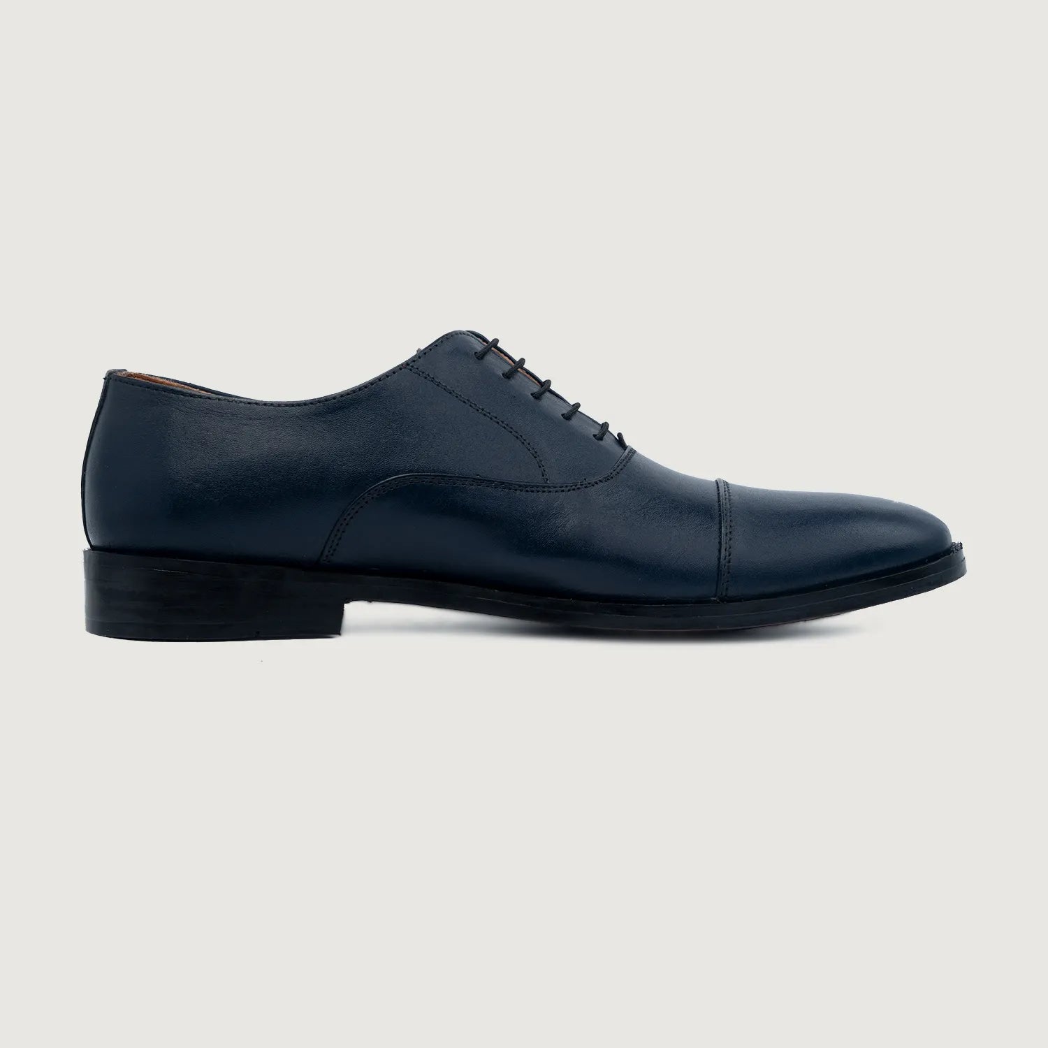 Professor Oxford Midnight Blue Leather Shoes – The Jacket Maker
