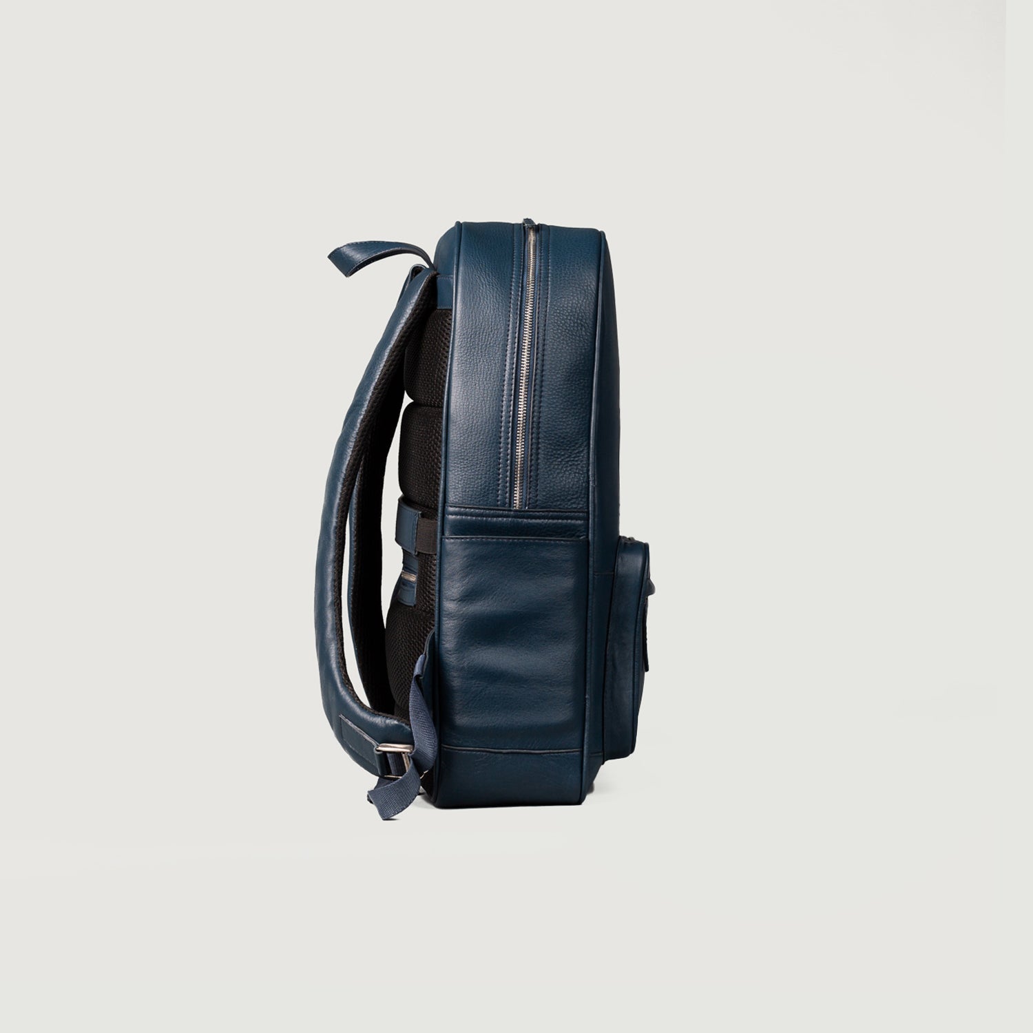 blue leather backpack uk The Philos Midnight Blue Leather Backpack – Men & Women – The Jacket Maker