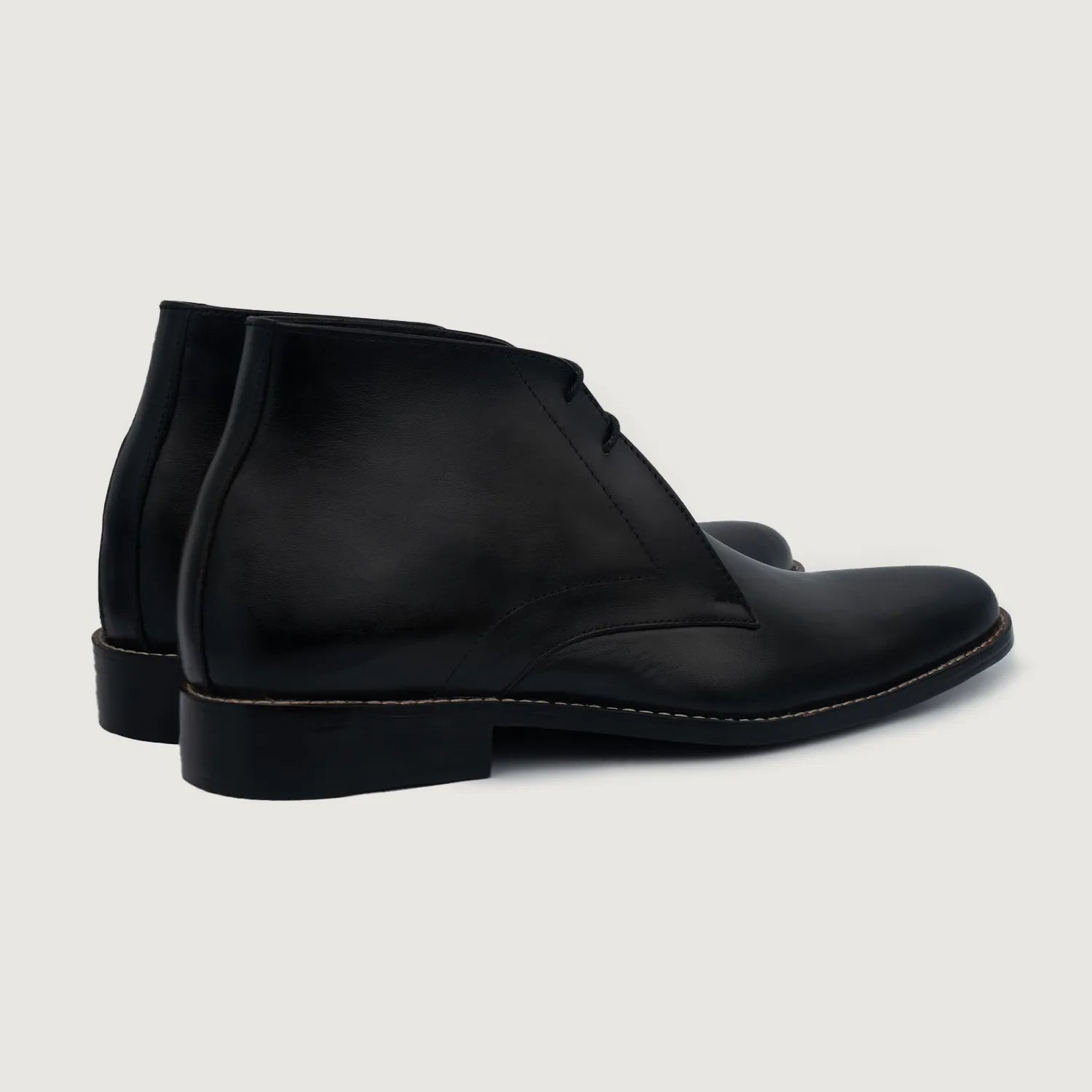 Corry Chukka Black Leather Boots – The Jacket Maker