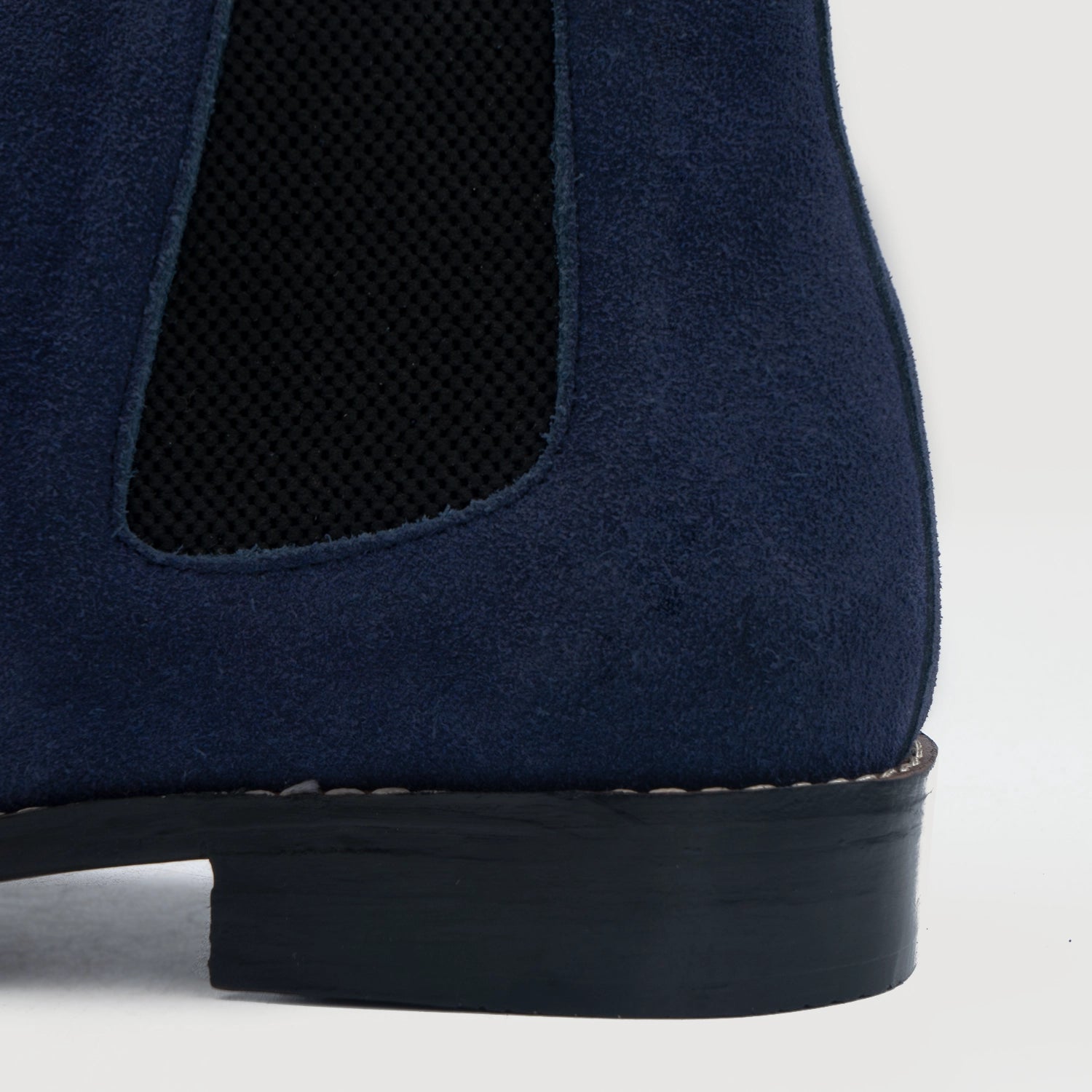 Clarkson Chelsea Midnight Blue Suede Leather Boots For Men  display picture 3