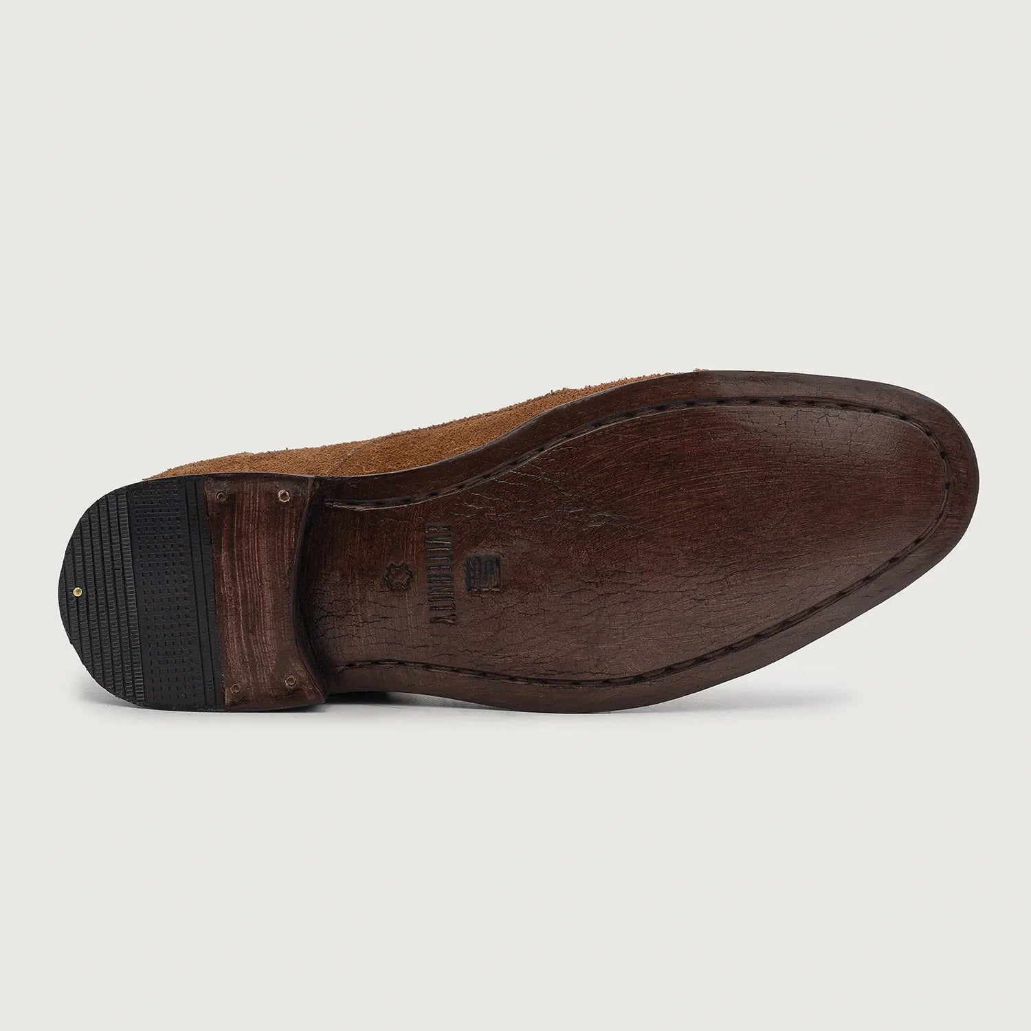 Attorney Derby Brown Suede Leather Shoes For Men - The Jacket Maker