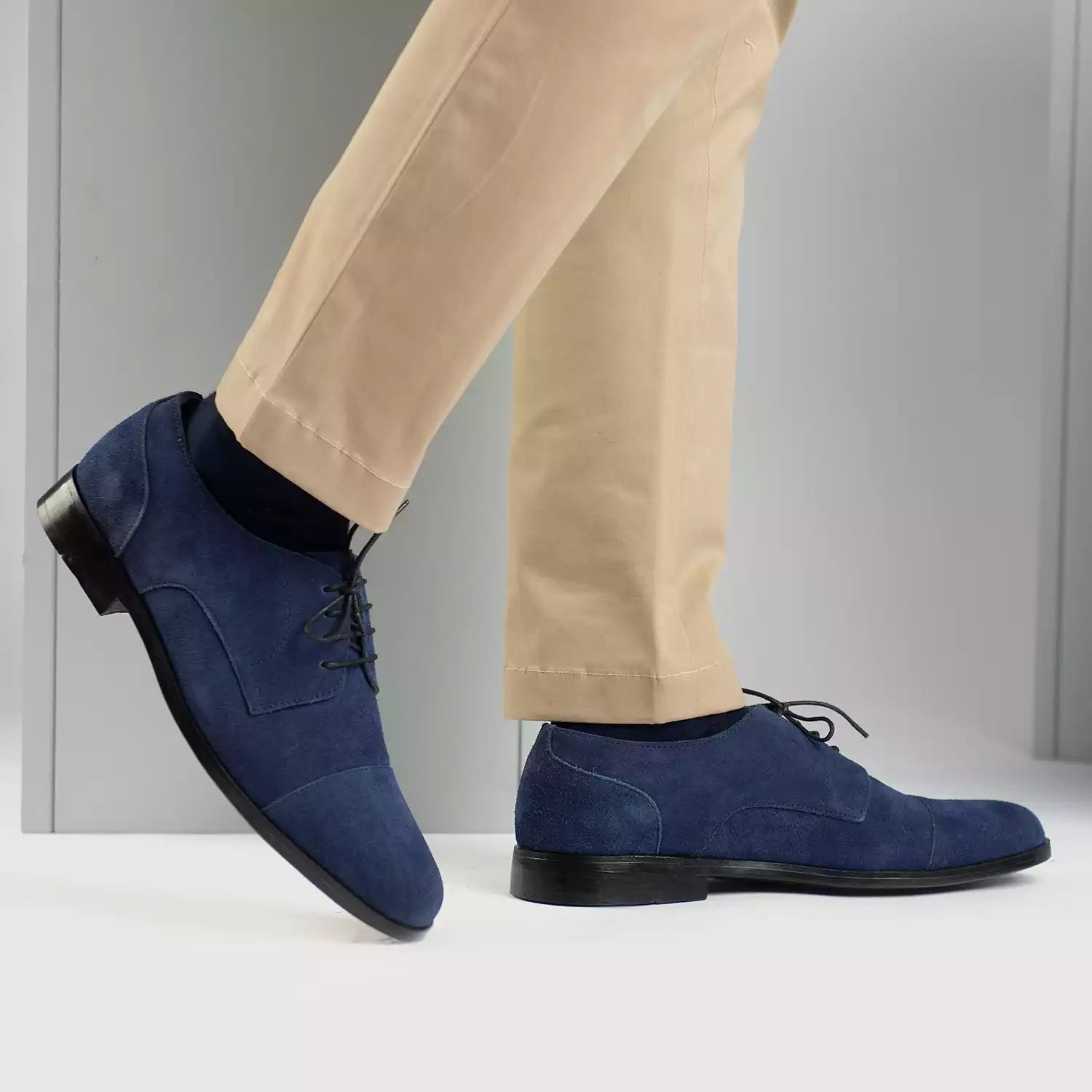 Attorney Derby Midnight Blue Suede Leather Shoes – The Jacket Maker Attorney Derby Midnight Blue Suede Leather Shoes – The Jacket Maker