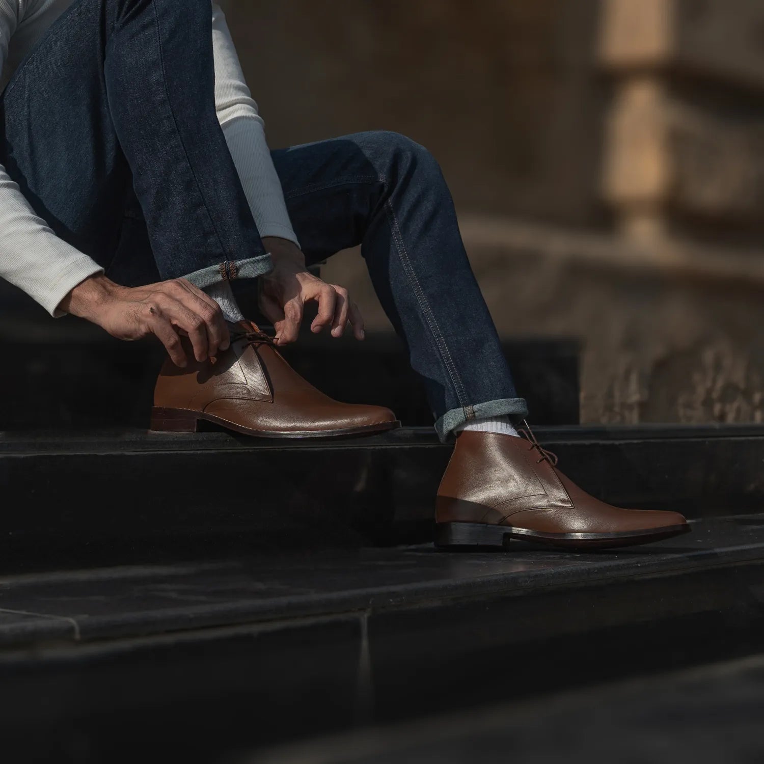 Corry Chukka Brown Leather Boots – The Jacket Maker