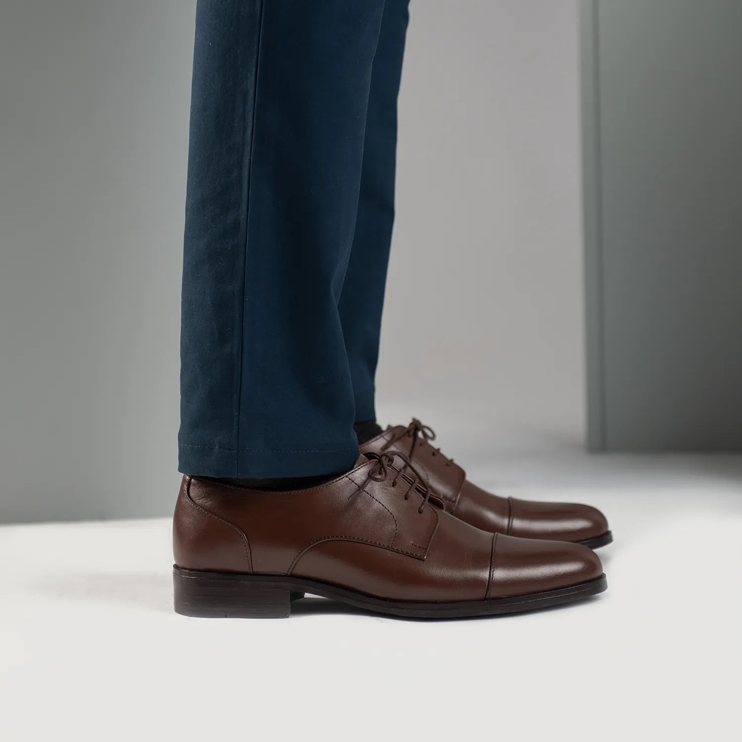 Attorney Derby Brown Leather Shoes For Men Attorney Derby Brown Leather Shoes For Men