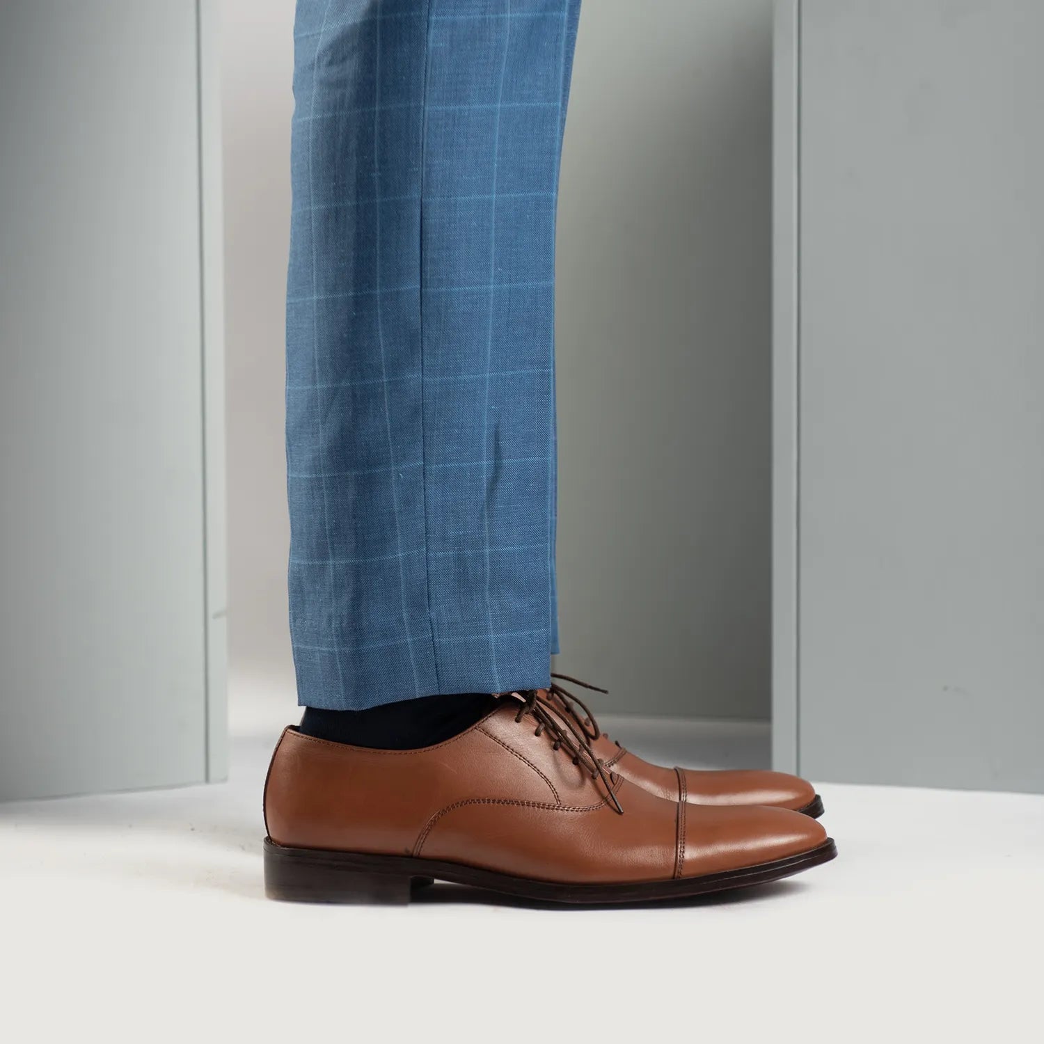 Professor Oxford Tan Leather Shoes – The Jacket Maker