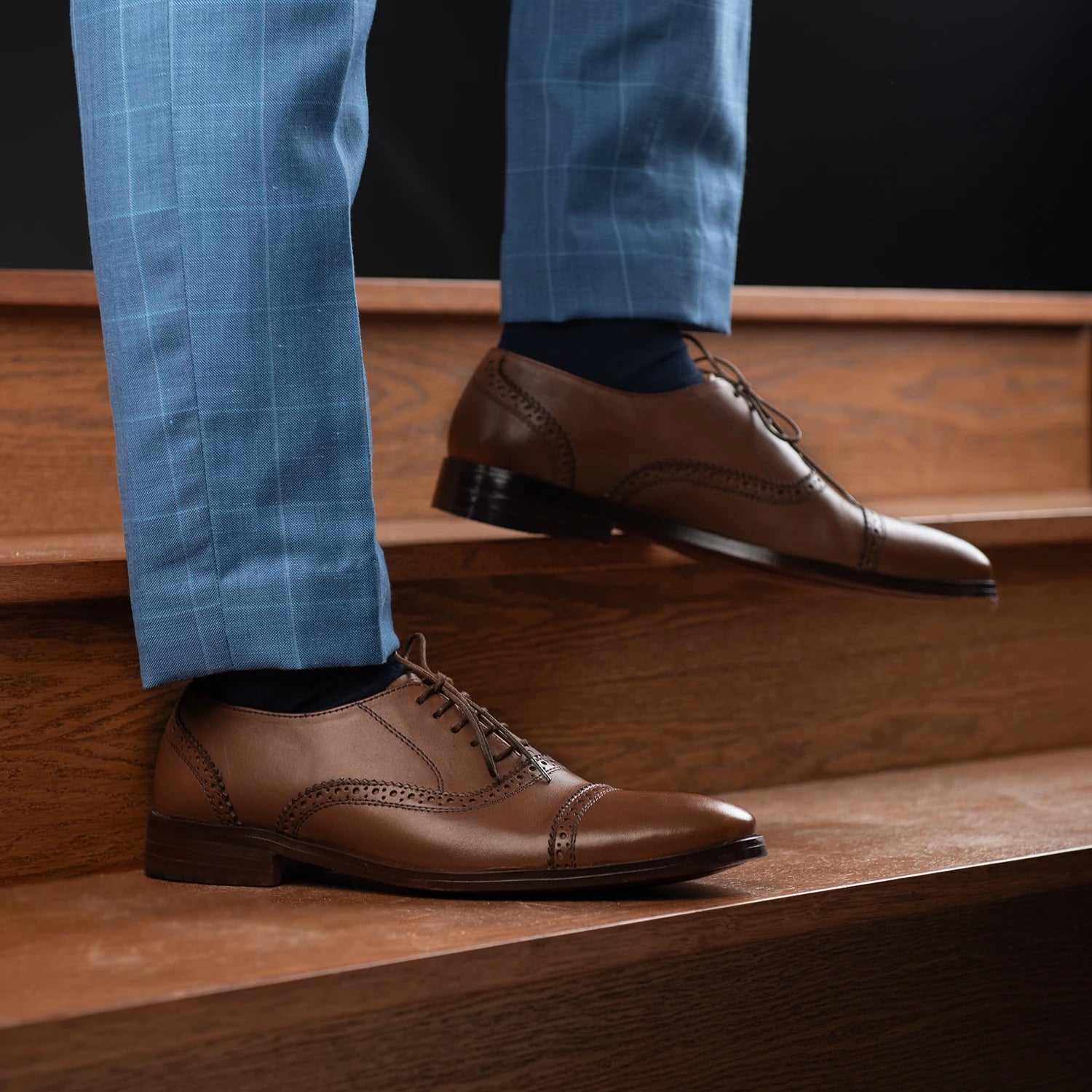 Greyson Brogues Oxford Brown Leather Shoes – The Jacket Maker Greyson Brogues Oxford Brown Leather Shoes – The Jacket Maker