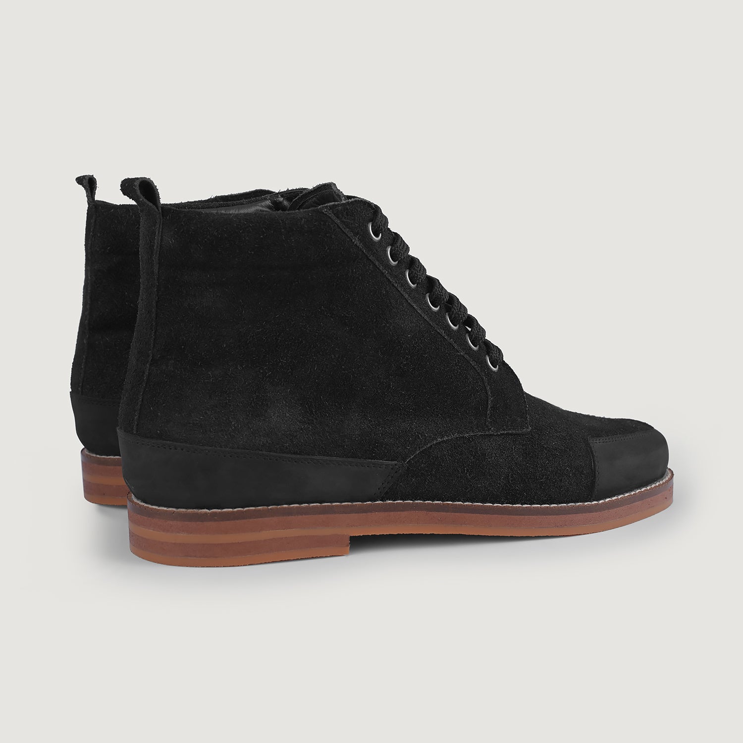 Carnell Moc Toe Black Suede Boots – The Jacket Maker