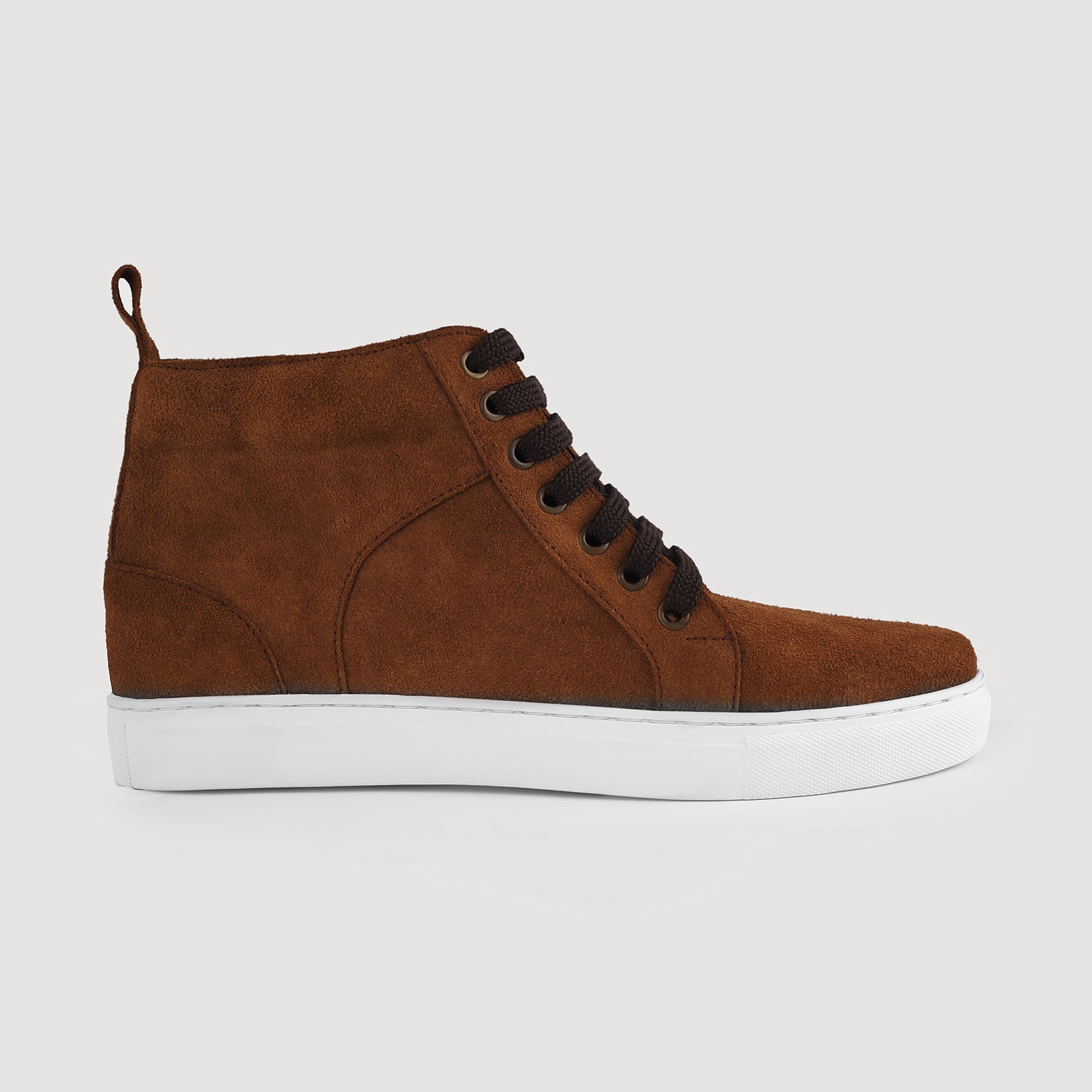 Marty High Top Brown Suede Sneakers For Men The Jacket Maker